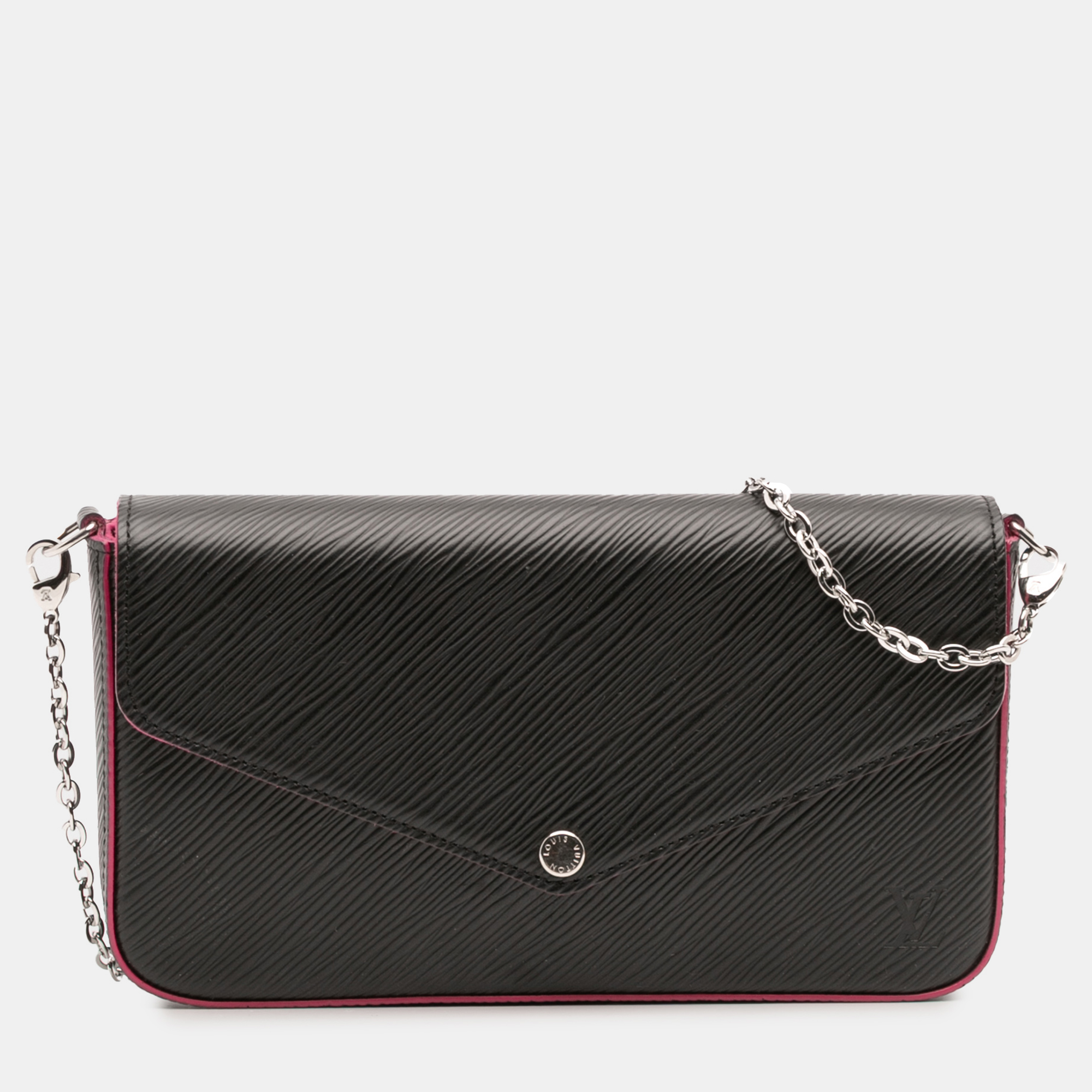 

Louis Vuitton Black Epi Pochette Felicie
