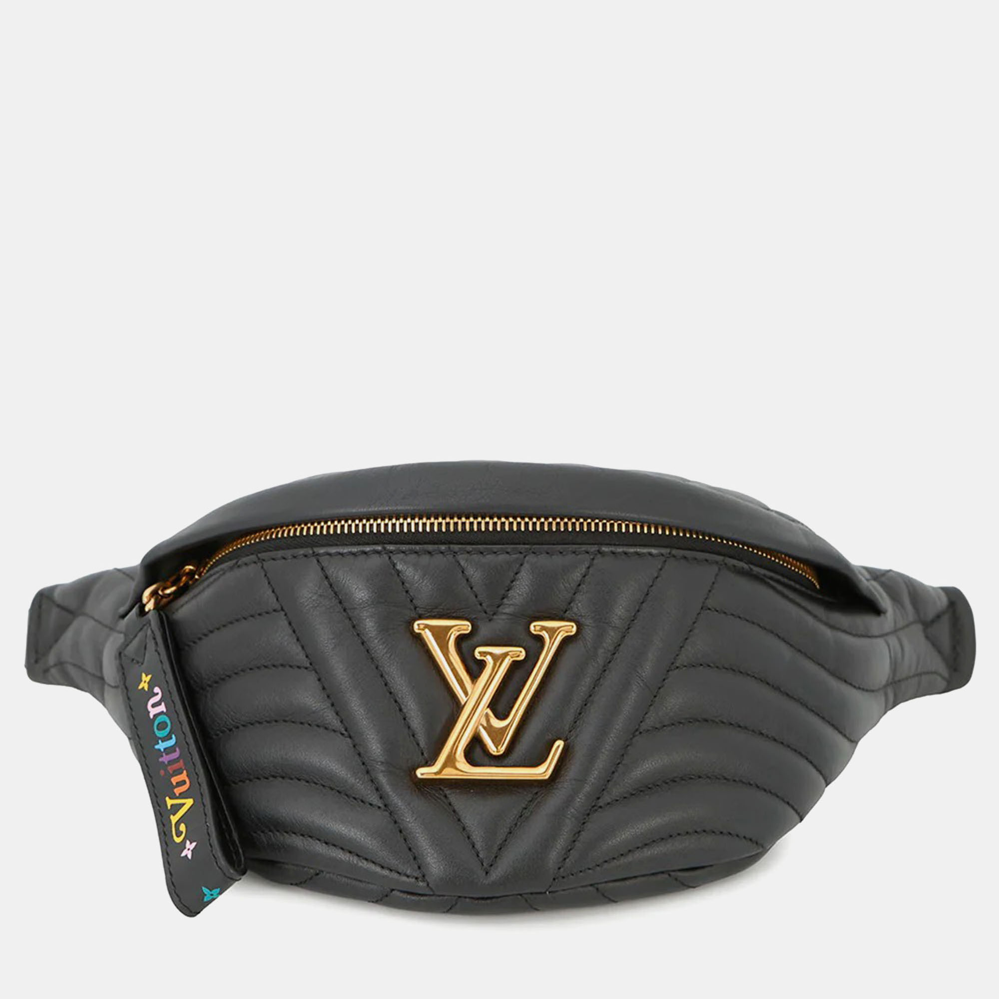 

Louis Vuitton New Wave Noir Calfskin Bumbag, Black