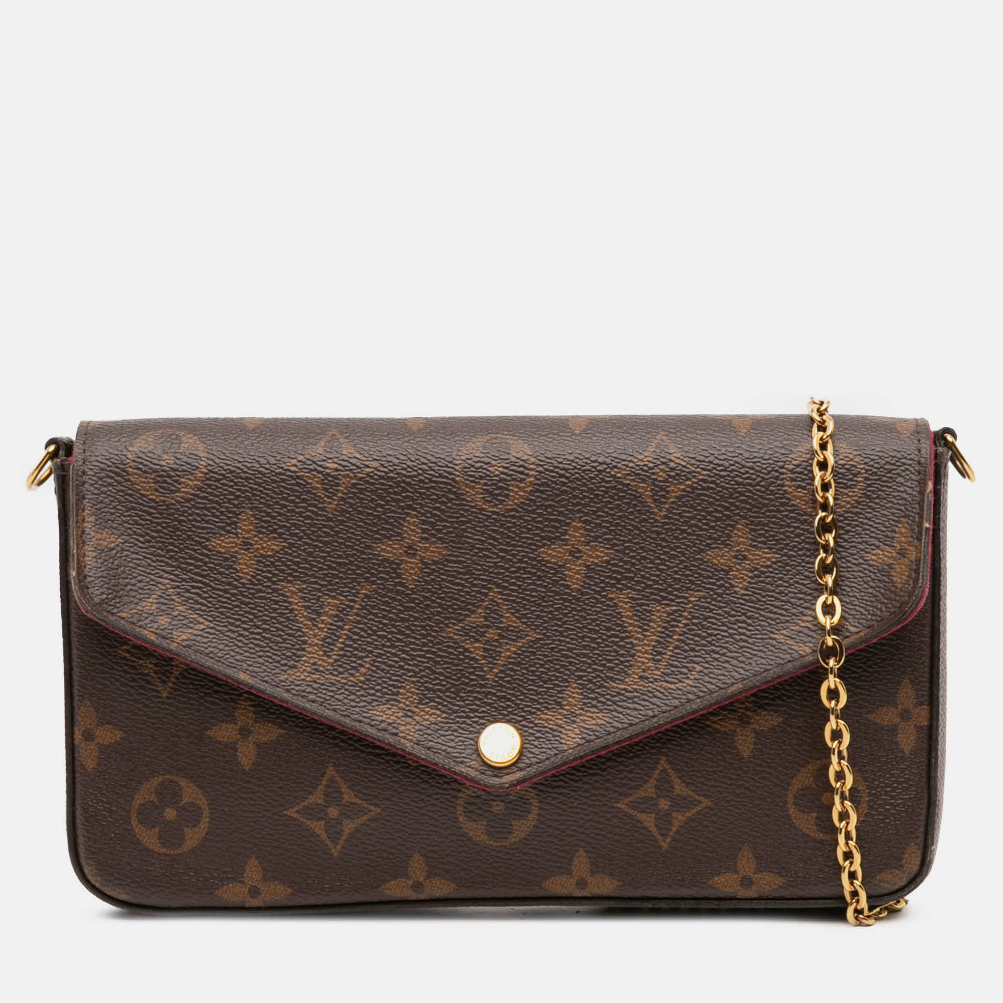 

Louis Vuitton Brown Monogram Pochette Felicie