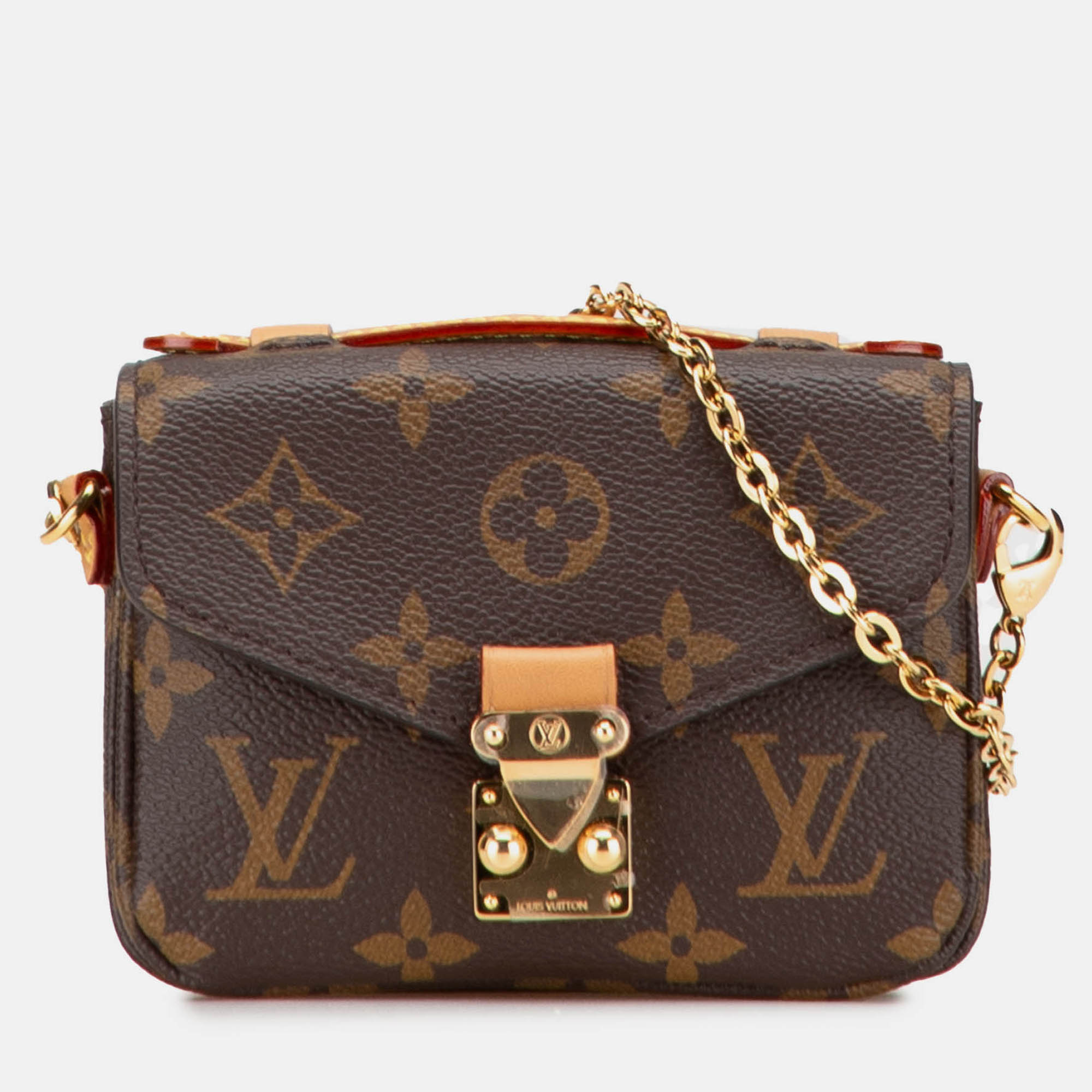 

Louis Vuitton Brown Monogram Micro Metis