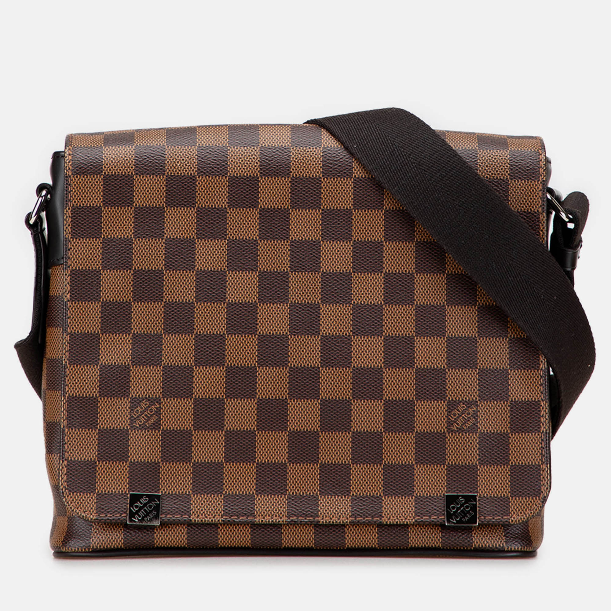

Louis Vuitton Brown Damier Ebene District PM