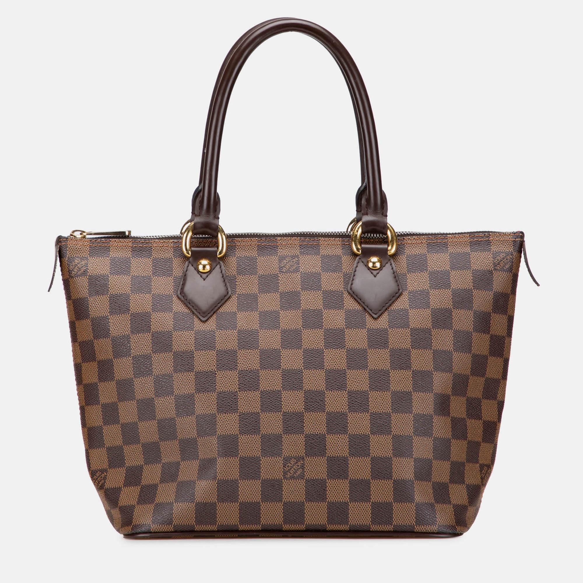 

Louis Vuitton Brown Damier Ebene Saleya PM