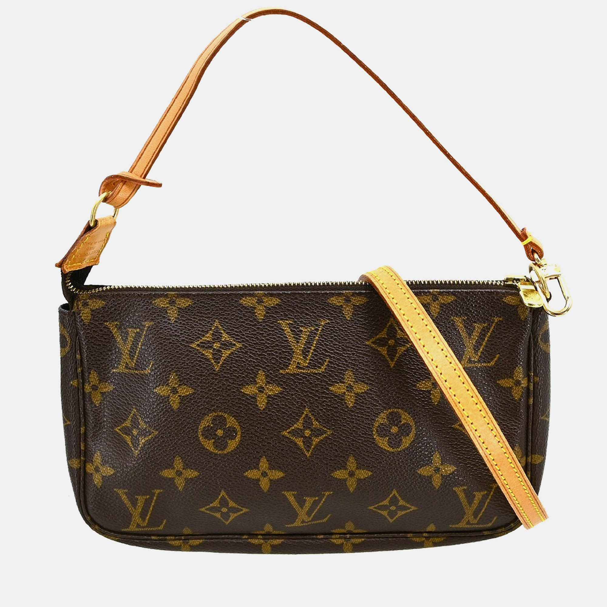 

Louis Vuitton Monogram Pochette Accessoires Handbag, Brown