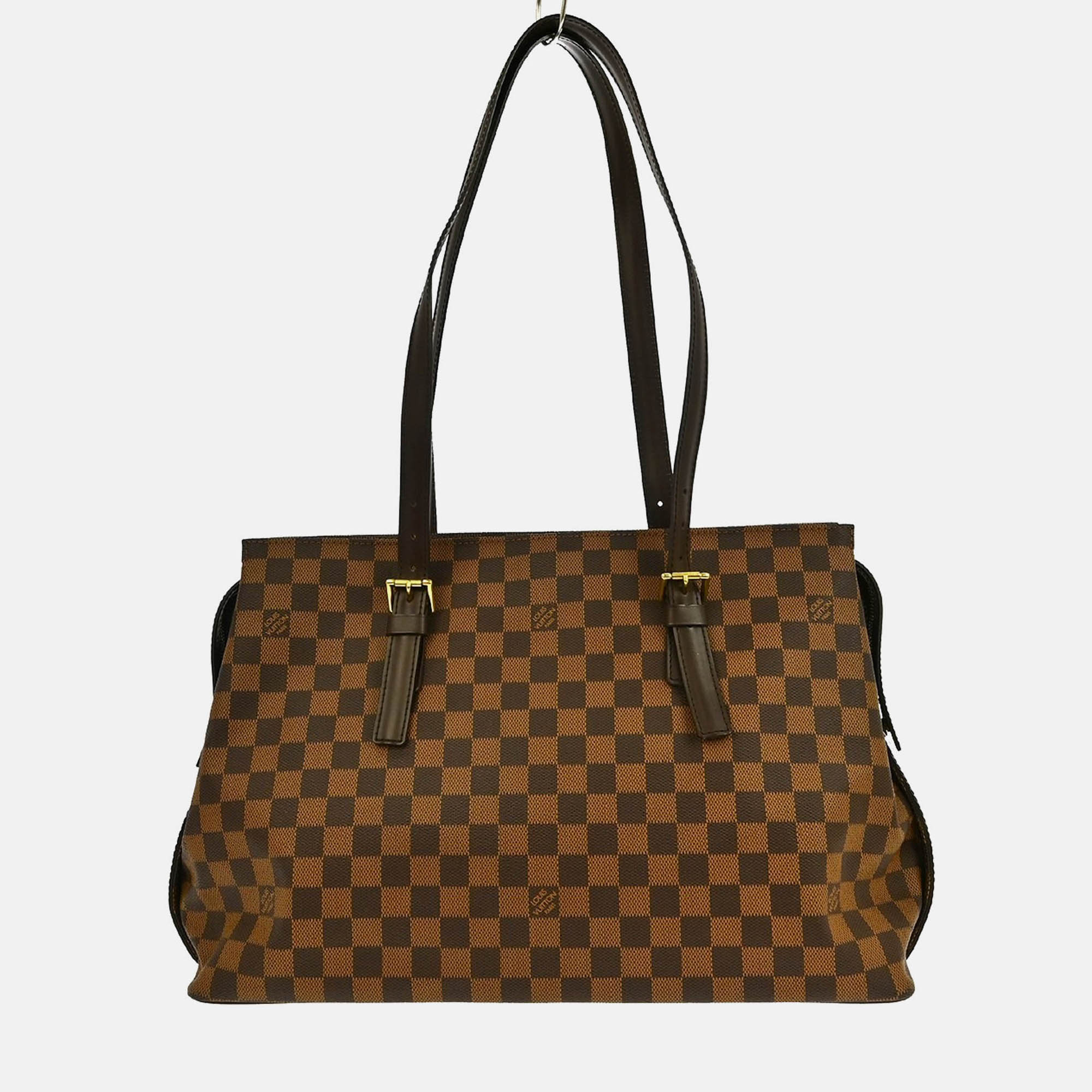 

Louis Vuitton Brown Damier Chelsea Shoulder Tote Bag