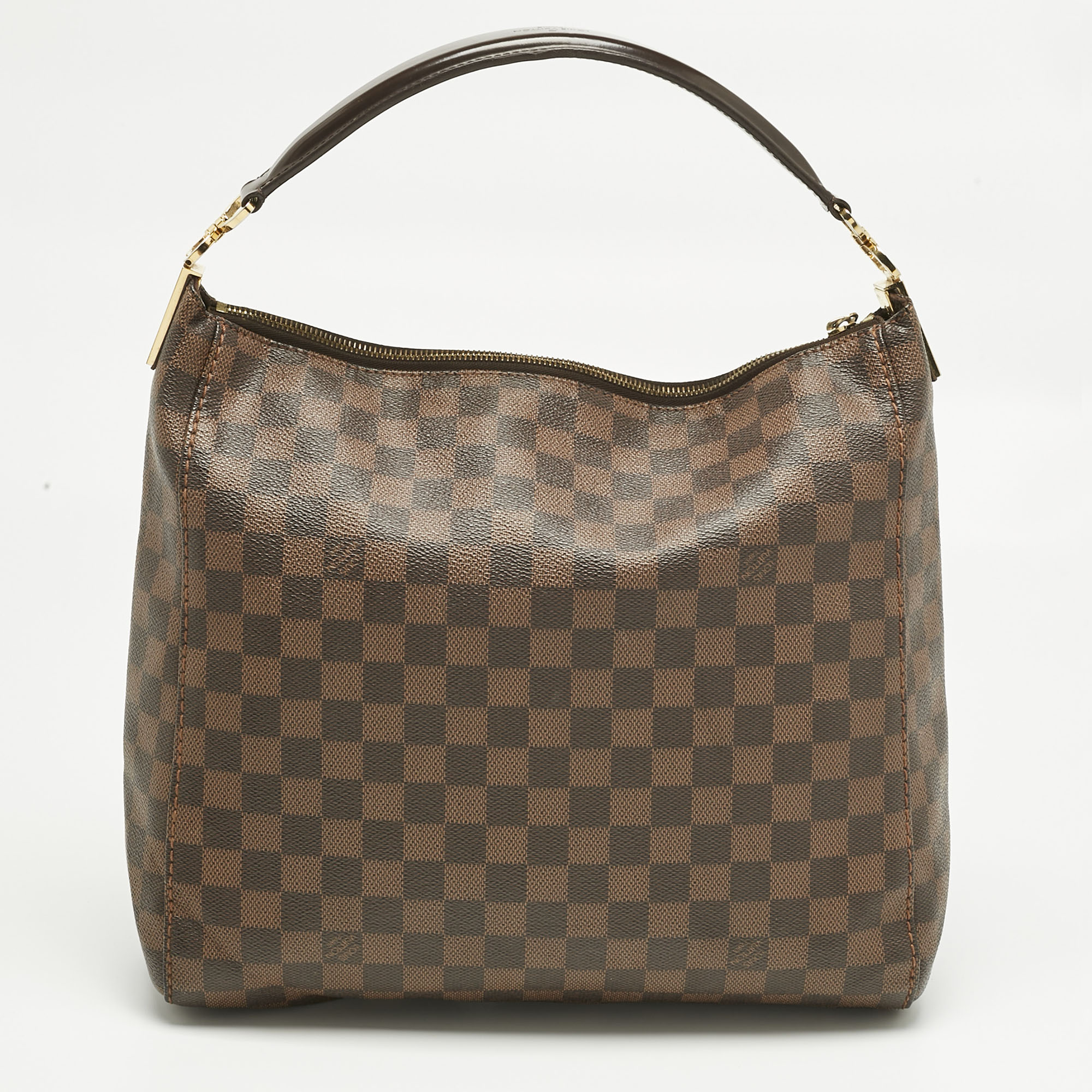 

Louis Vuitton Damier Ebene Canvas Portobello PM Bag, Brown