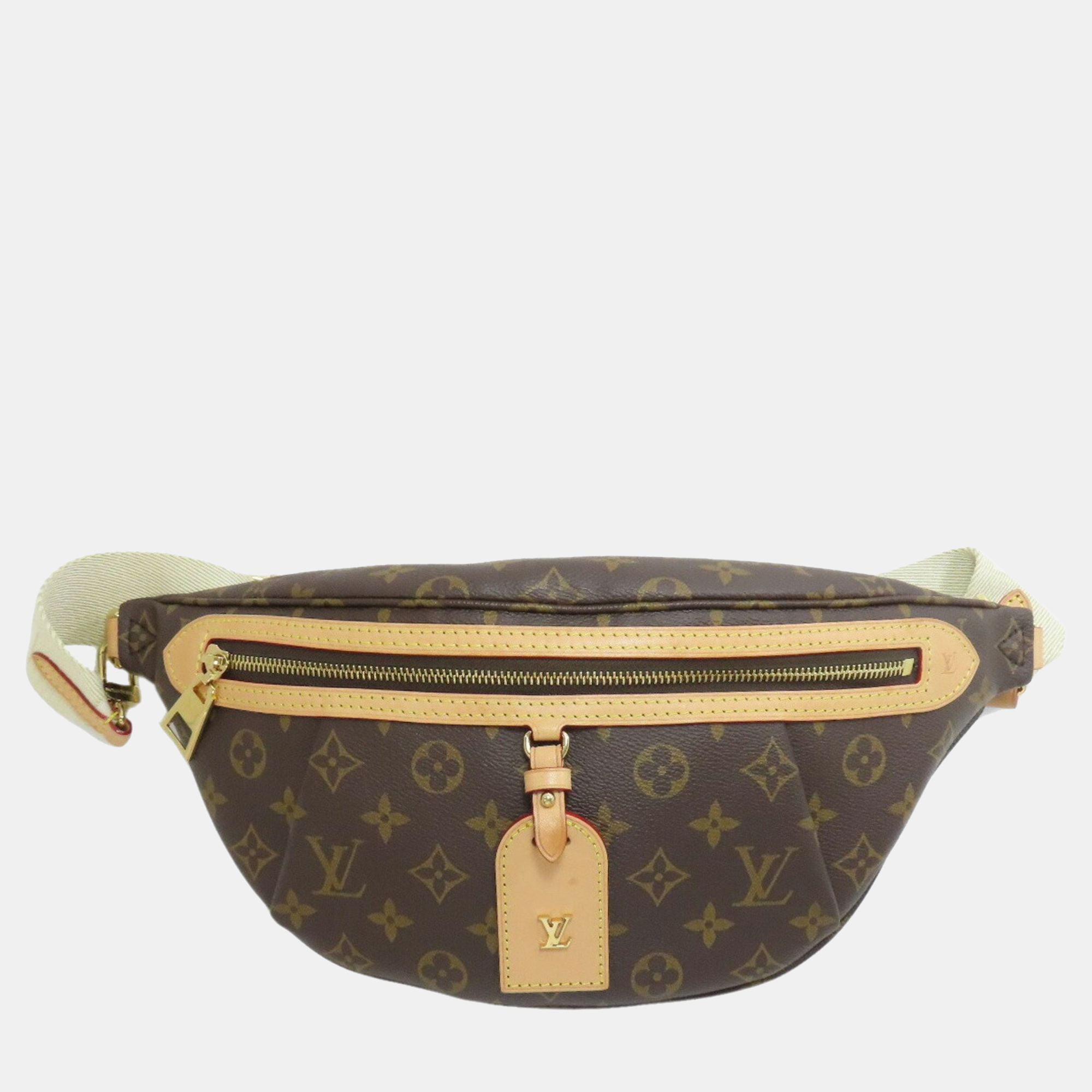 Pre-owned Louis Vuitton High-rise Brown Monogram Canvas Hip Bag/waist Bag