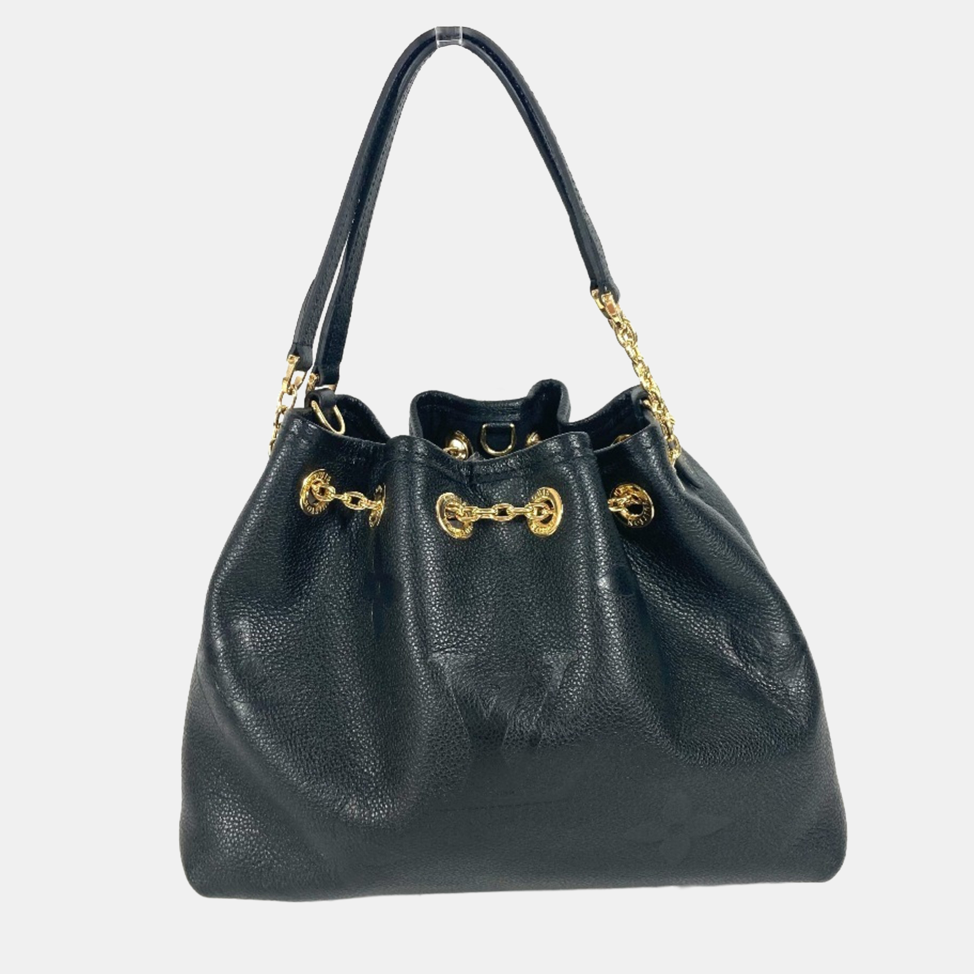 

Louis Vuitton Black Monogram Empreinte LV Bundle Drawstring 2Way Hand Shoulder Bag