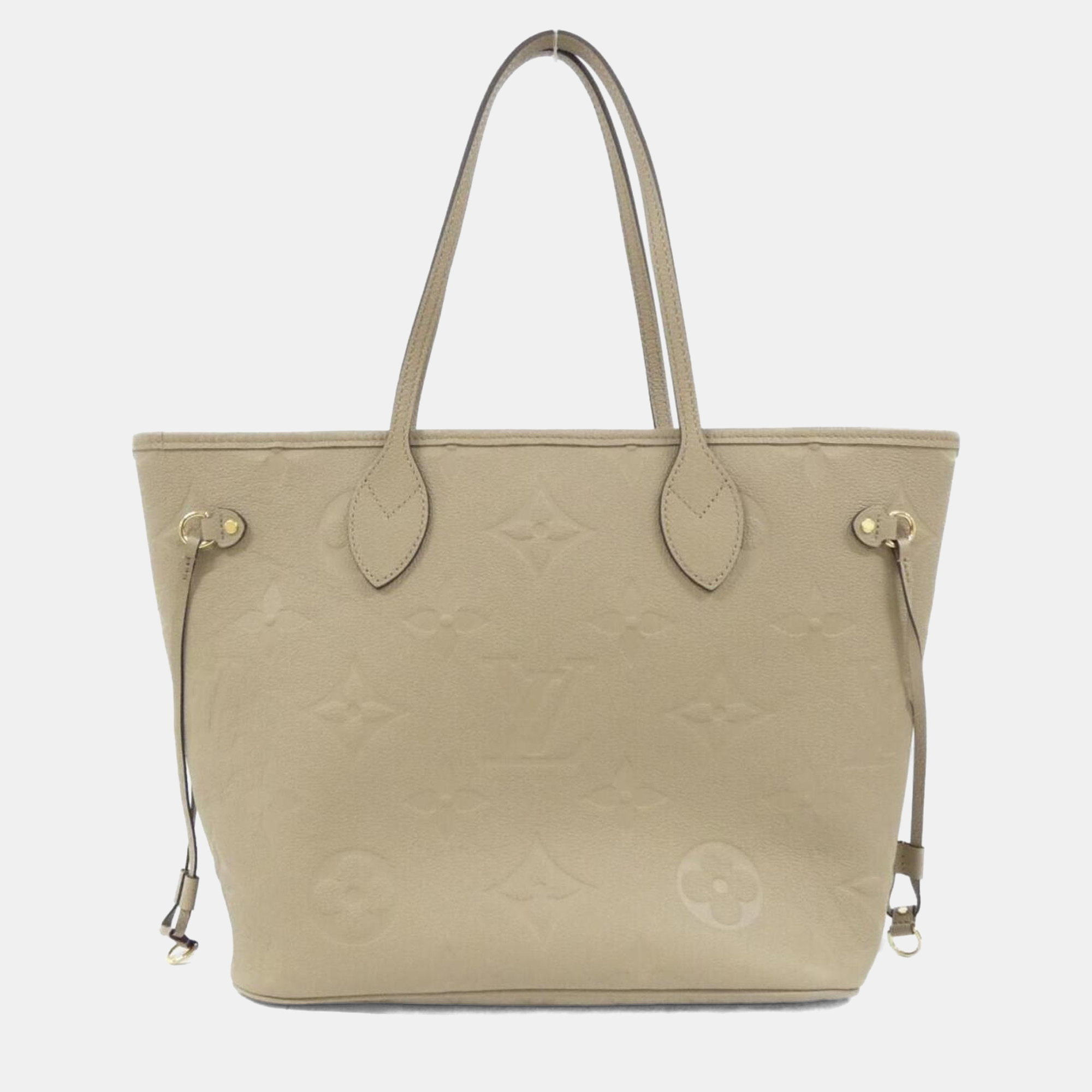 

Louis Vuitton Monogram Empreinte Neverfull Mm Handbag, Beige