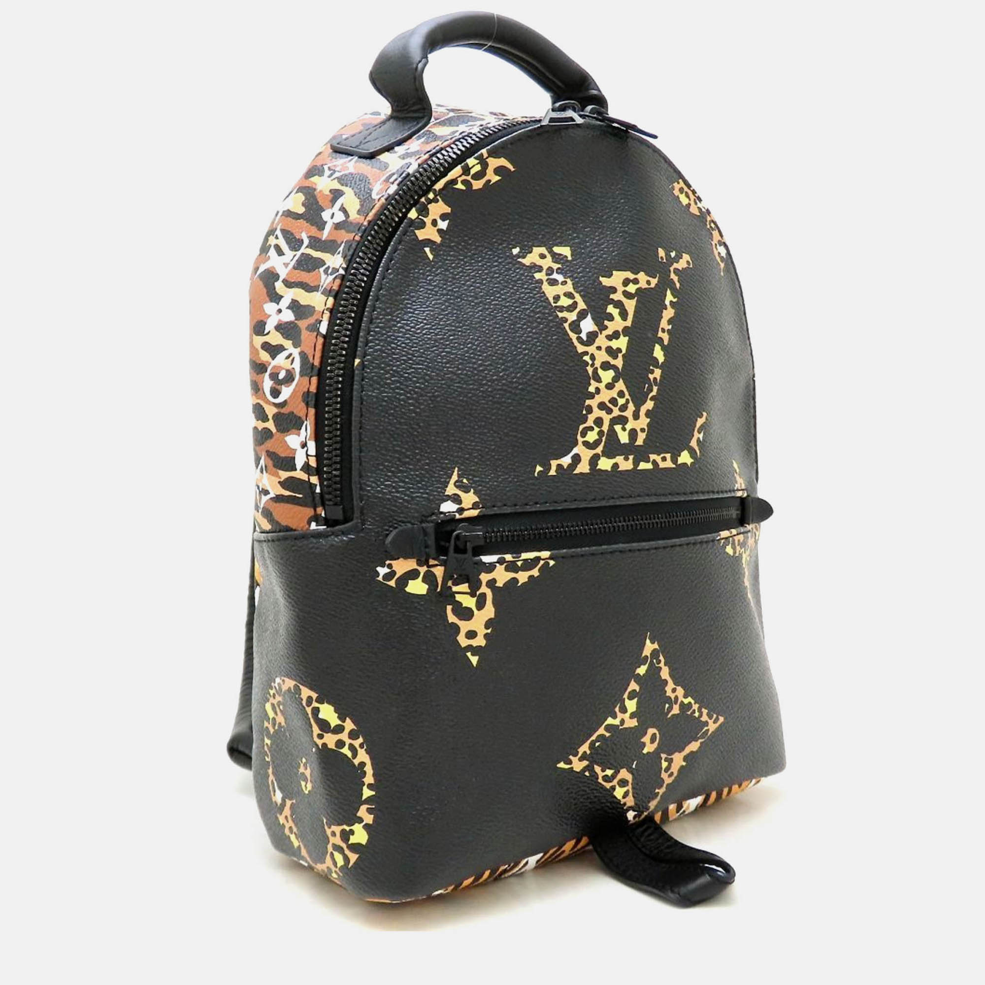 

Louis Vuitton Monogram Jungle Palm Springs Pm Backpack Leopard Print Black And Brown