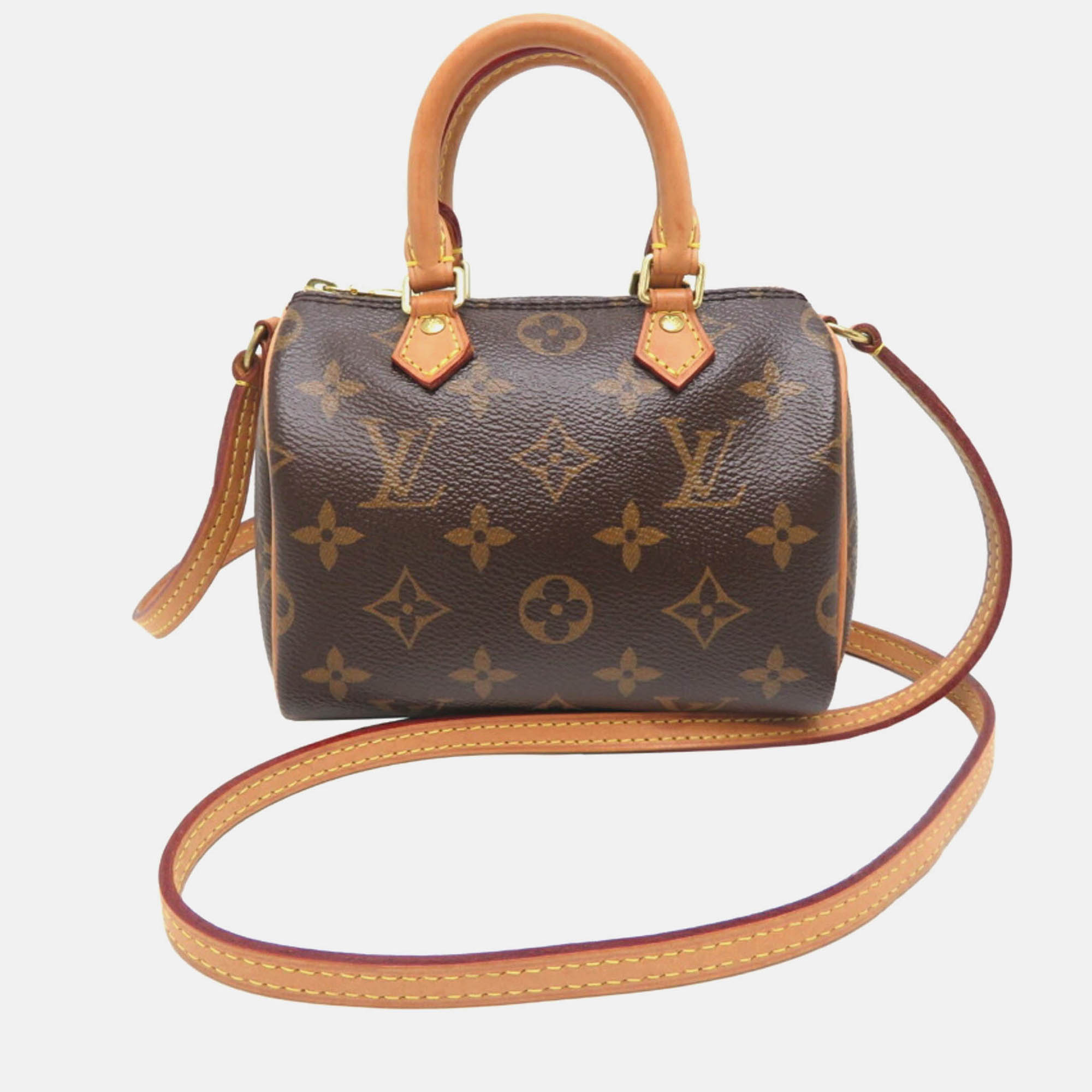 

Louis Vuitton Nano Speedy Boston Bag Monogram Brown
