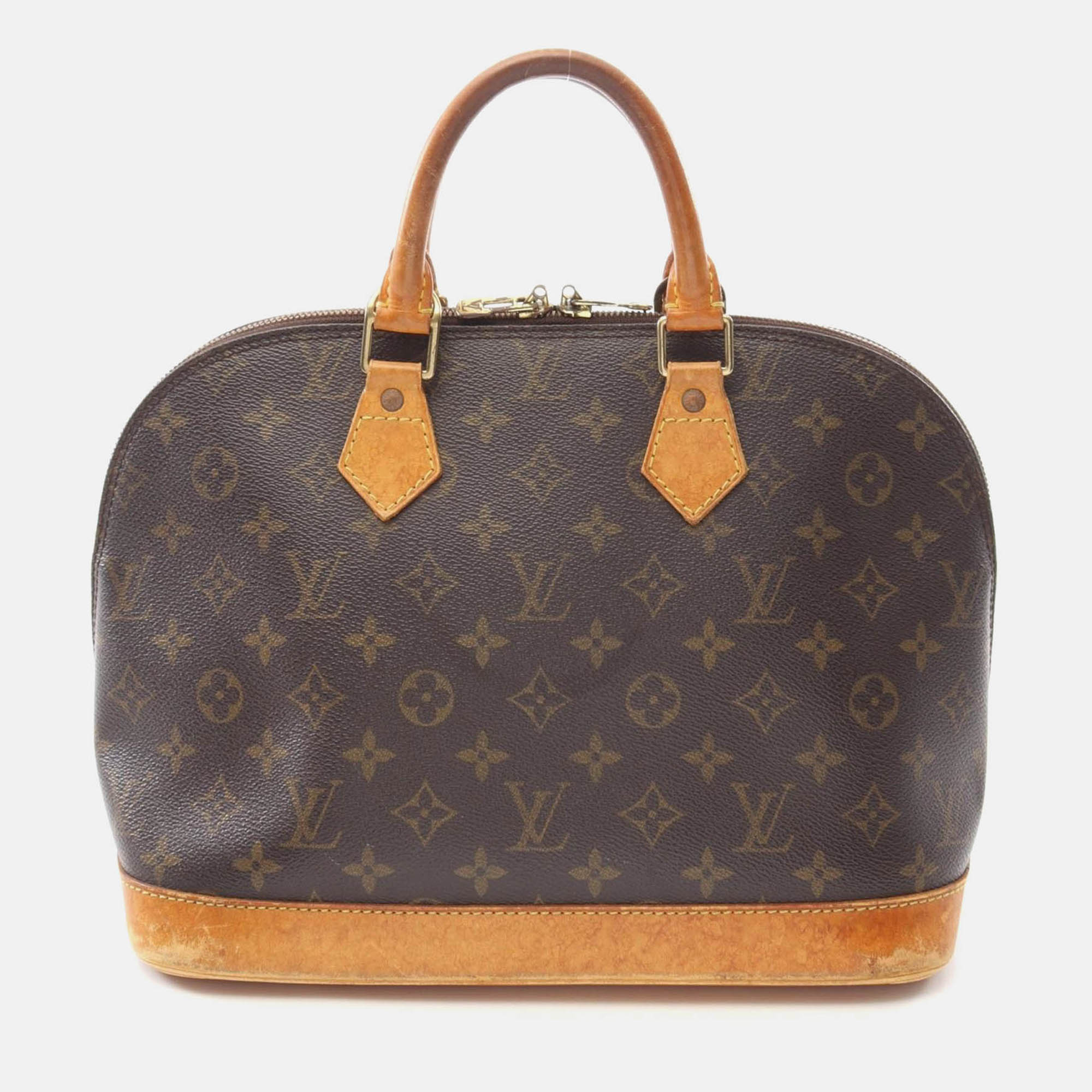 

Louis Vuitton Alma Pm Handbag Monogram Canvas Leather Brown