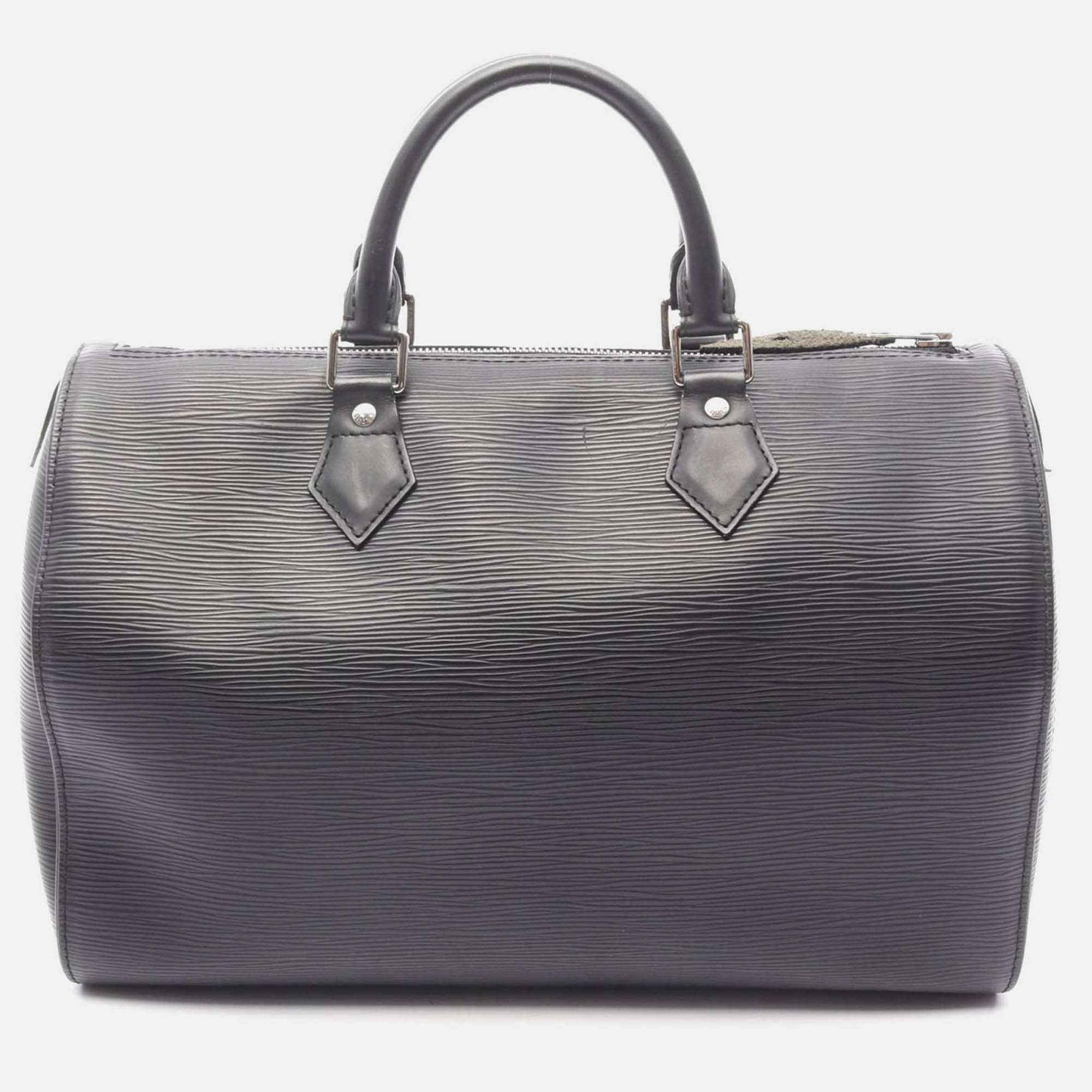 

Louis Vuitton Speedy 30 Handbag Epi Leather Black