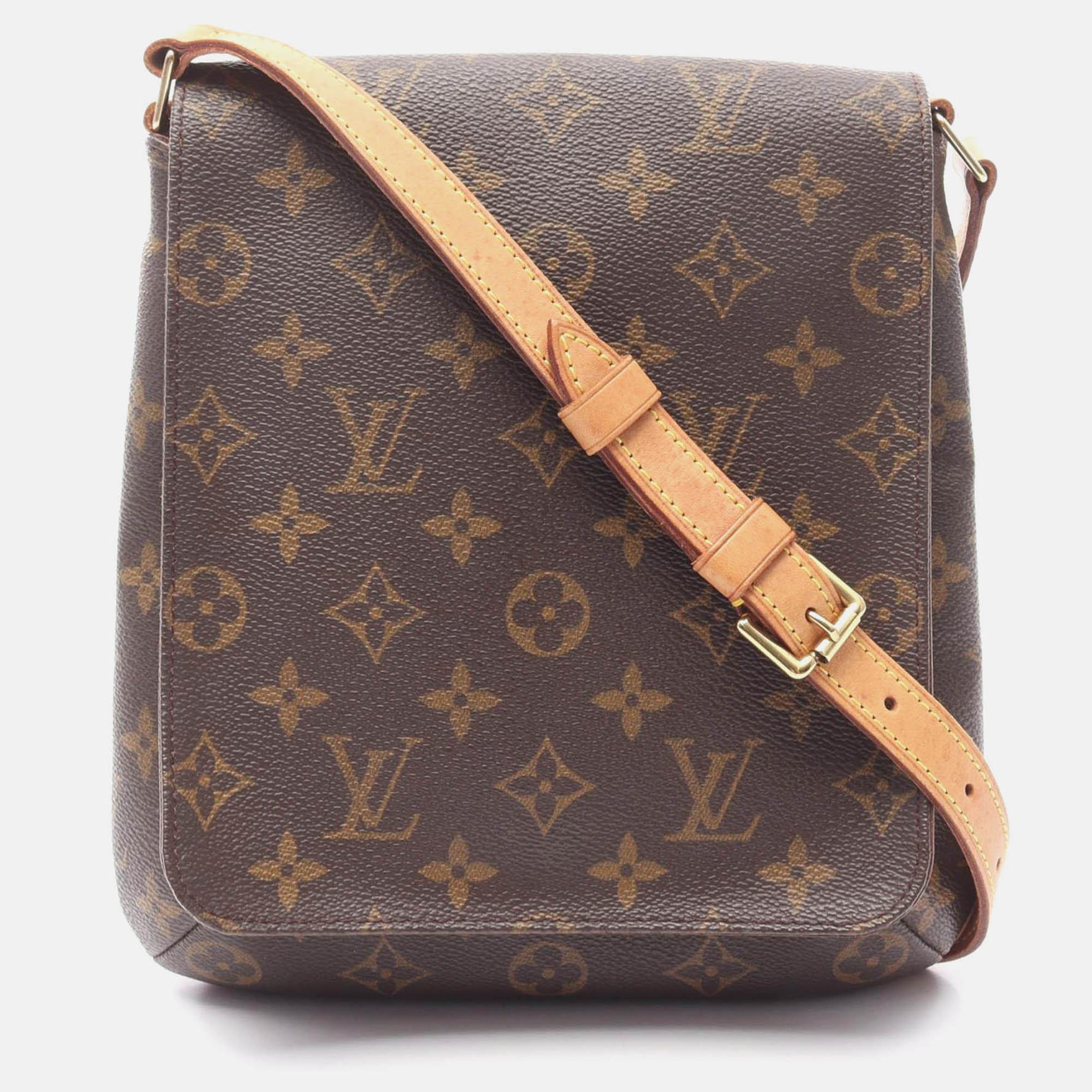 

Louis Vuitton Mudget Salsa Short Strap Shoulder Bag Monogram Canvas, Brown