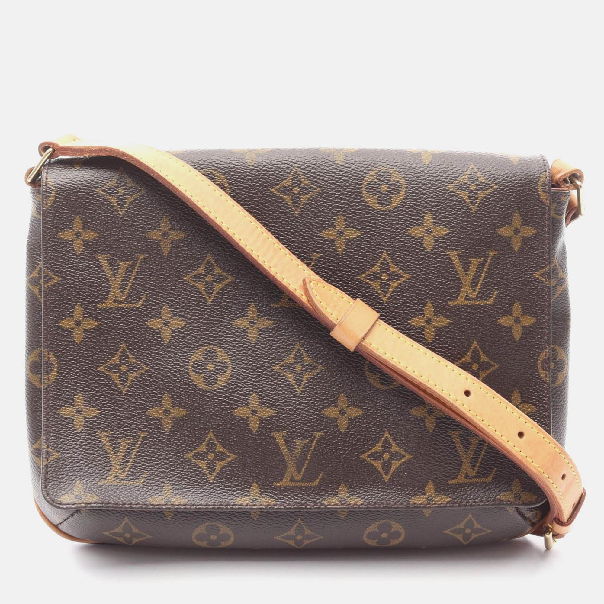 

Louis Vuitton Musette Tango Long Strap Shoulder Bag Monogram Canvas, Brown