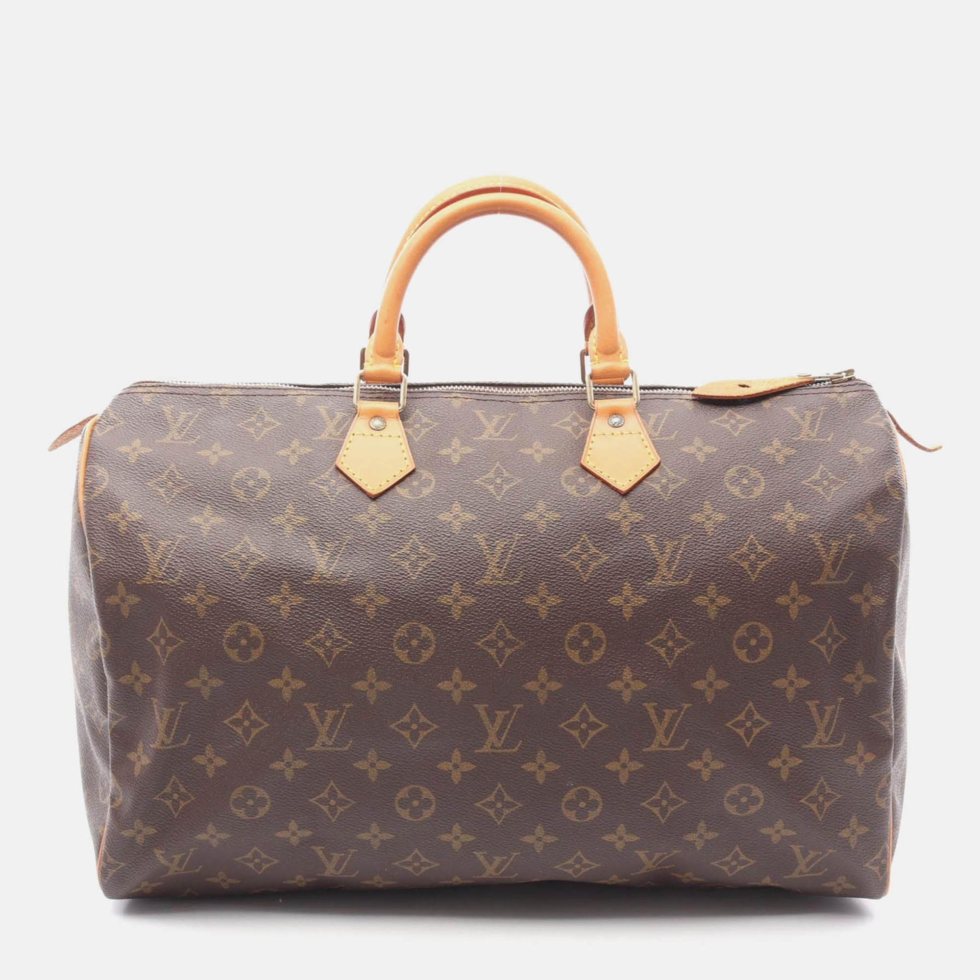 

Louis Vuitton Speedy 40 Handbag Monogram Canvas Leather Brown