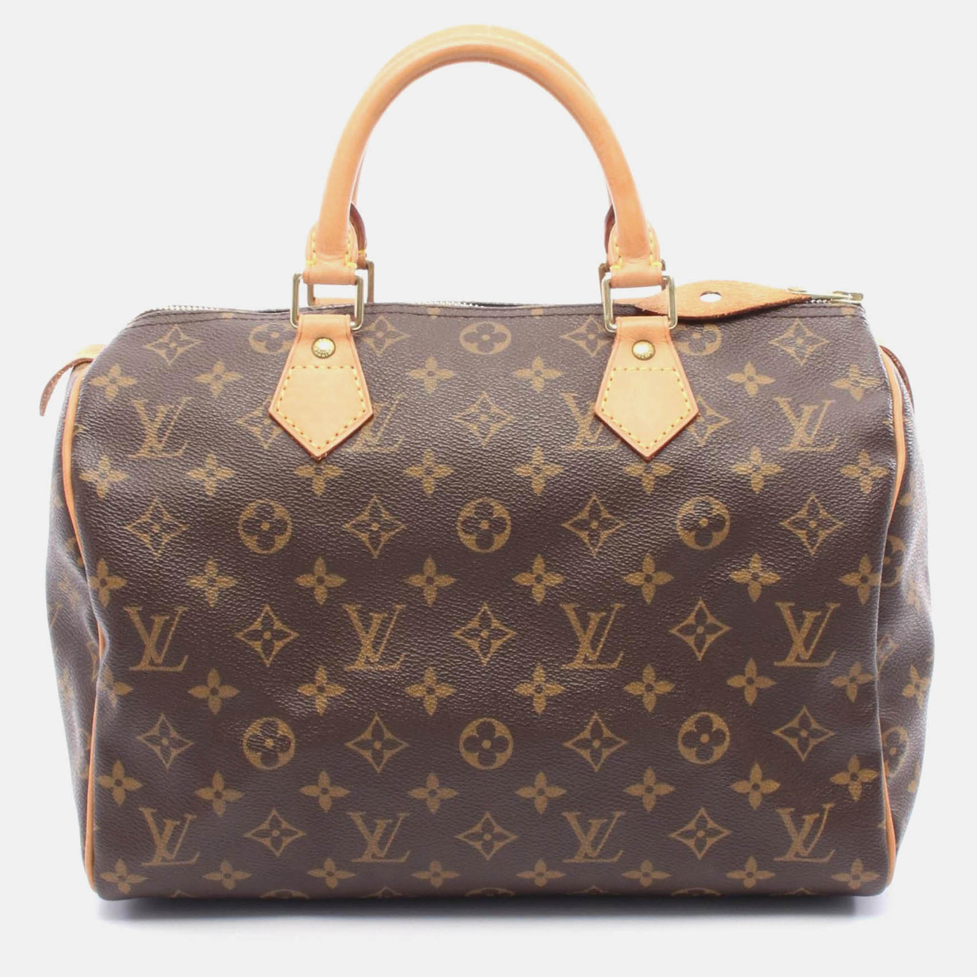 

Louis Vuitton Speedy 30 Handbag Monogram Canvas Leather Brown