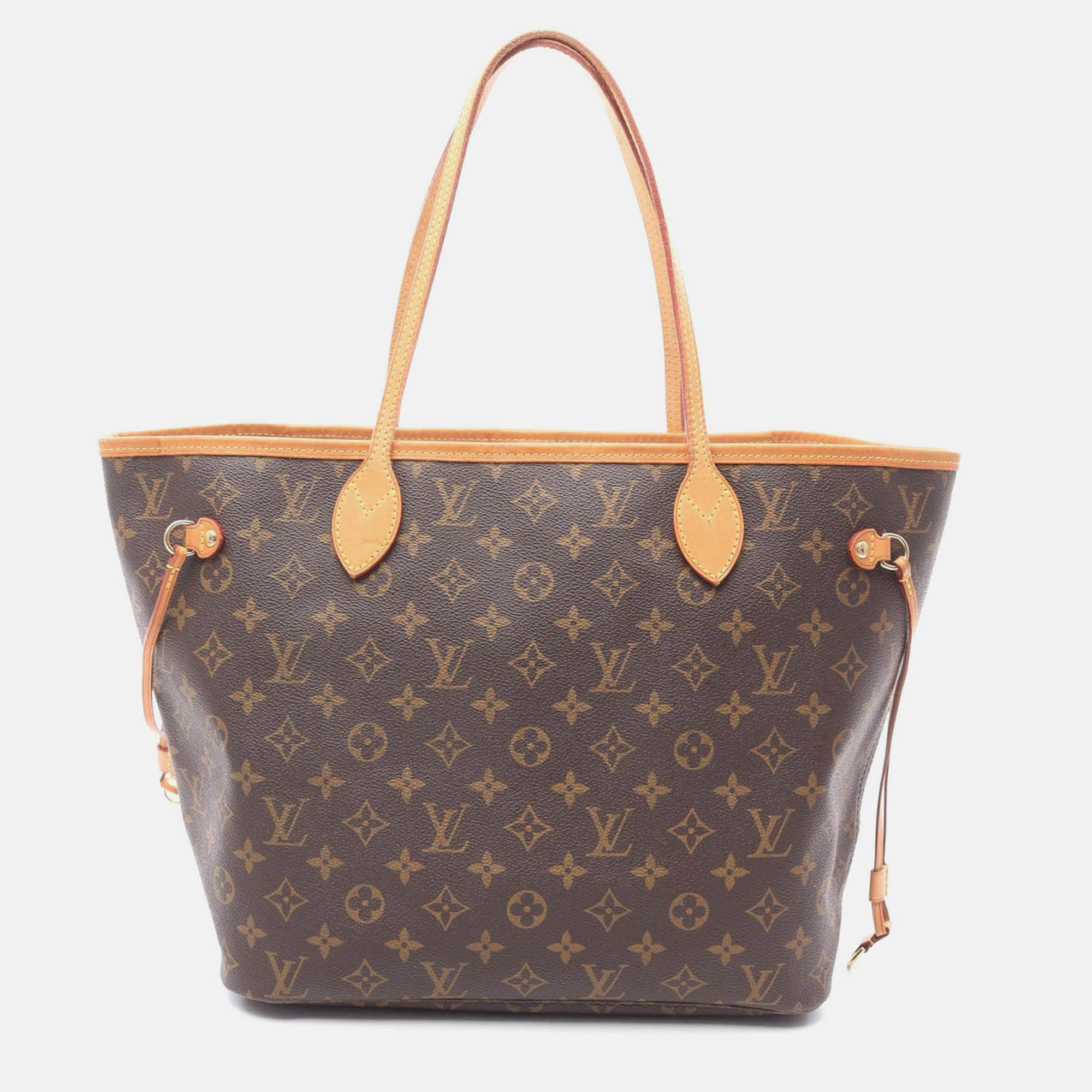 

Louis Vuitton Neverfull Mm Shoulder Tote Bag Monogram Canvas Brown