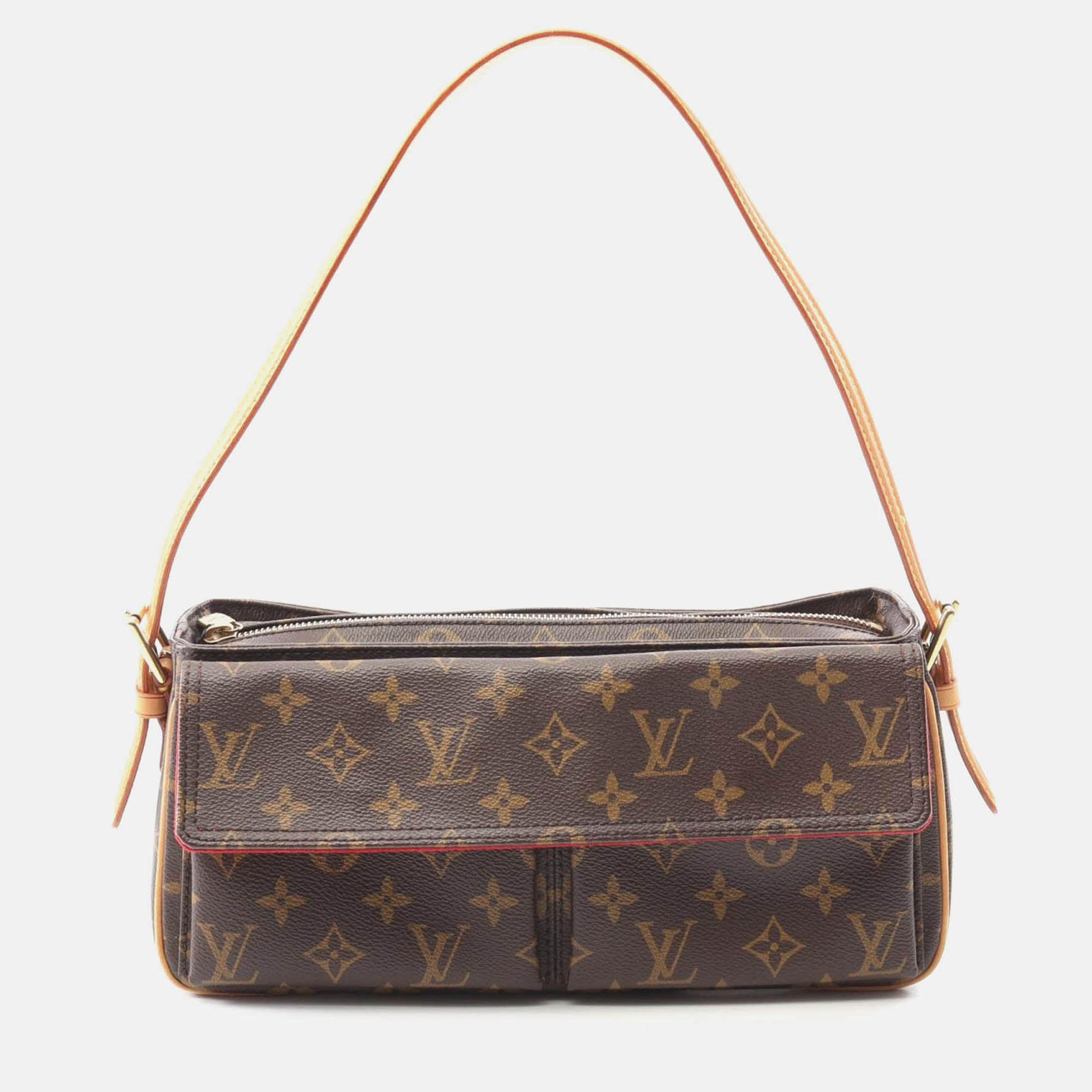 

Louis Vuitton Vivacite MM Shoulder Hand Bag Monogram Canvas, Brown