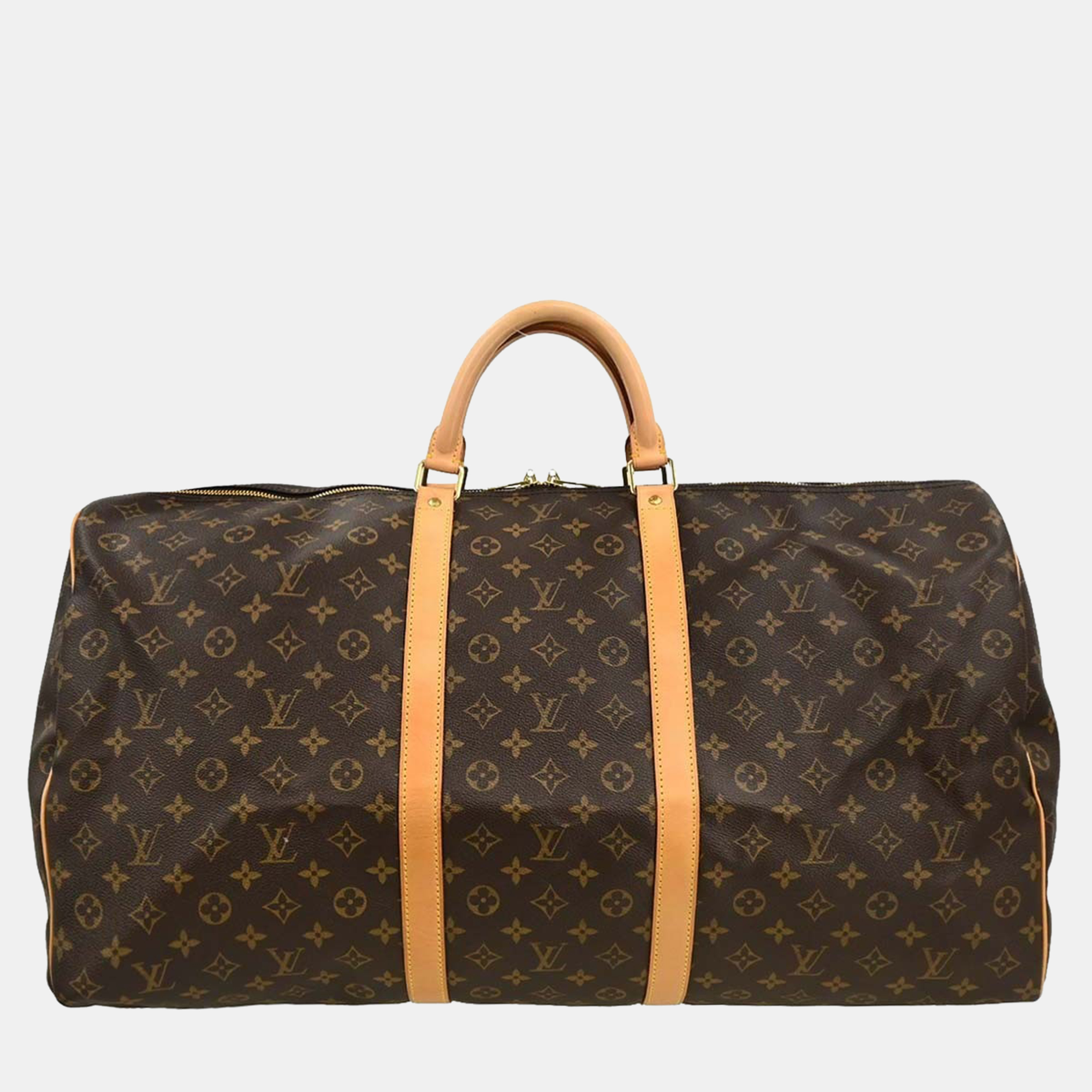 

Louis Vuitton Monogram Keepall 60 Duffle Handbag, Brown