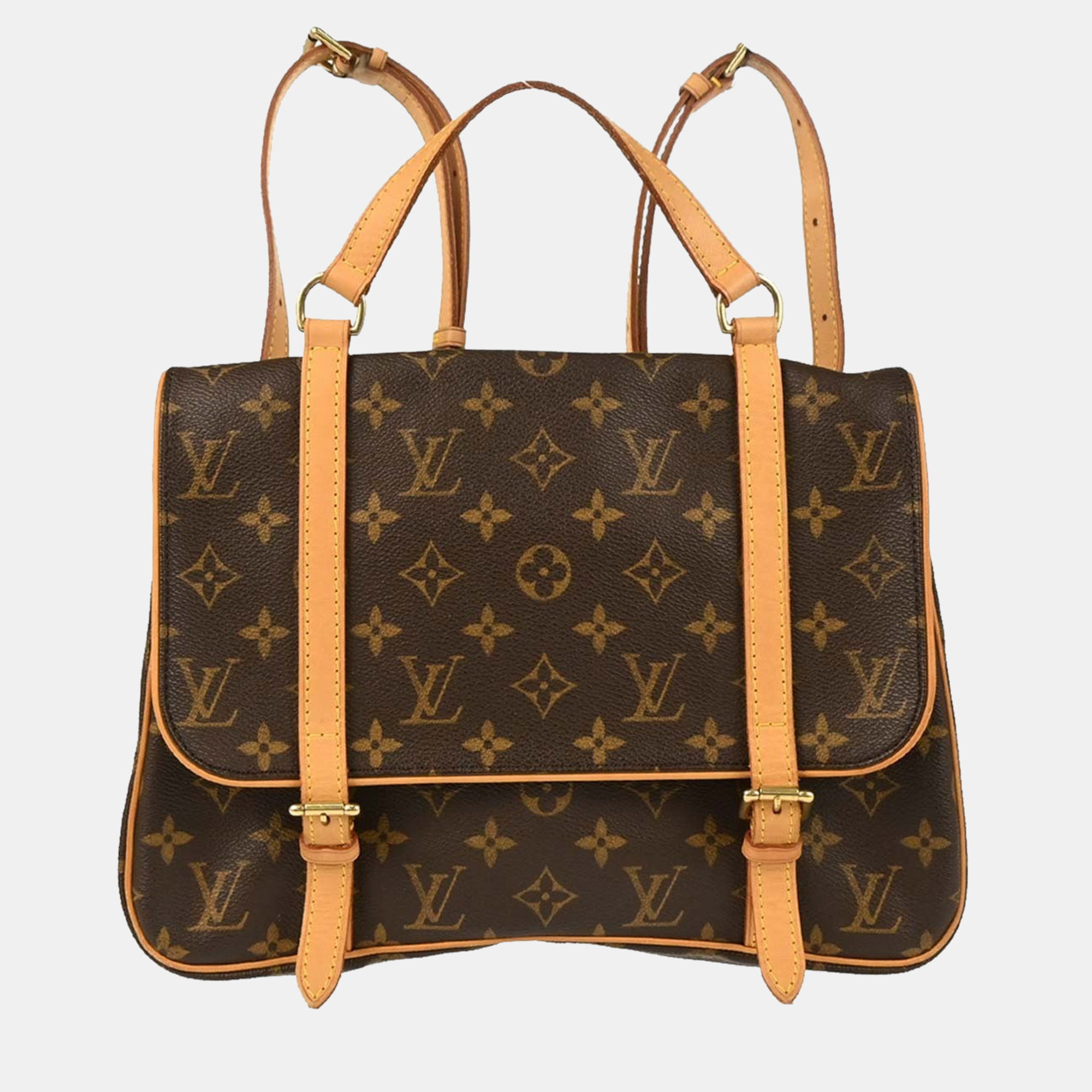Pre-owned Louis Vuitton Monogram Marelle Sac A Dos 3way Backpack In Brown