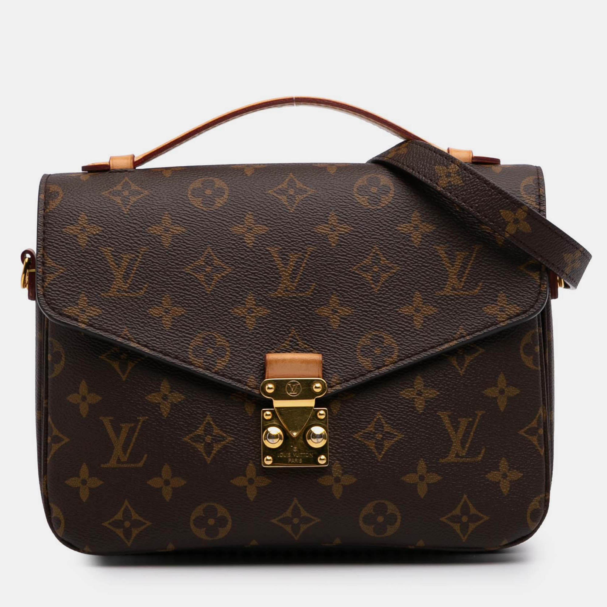

Louis Vuitton Brown Monogram Pochette Metis