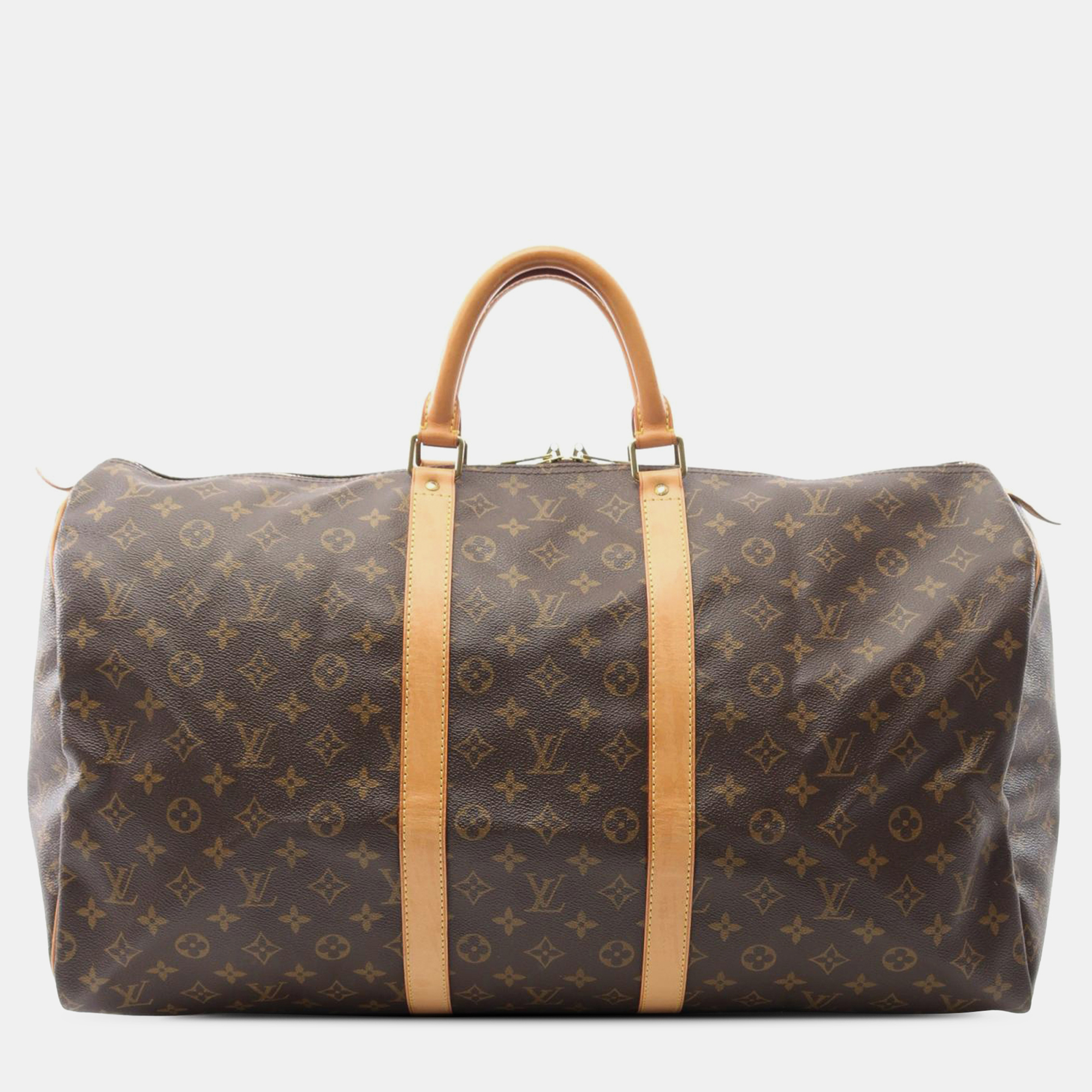 

Louis Vuitton Brown Monogram Keepall 55