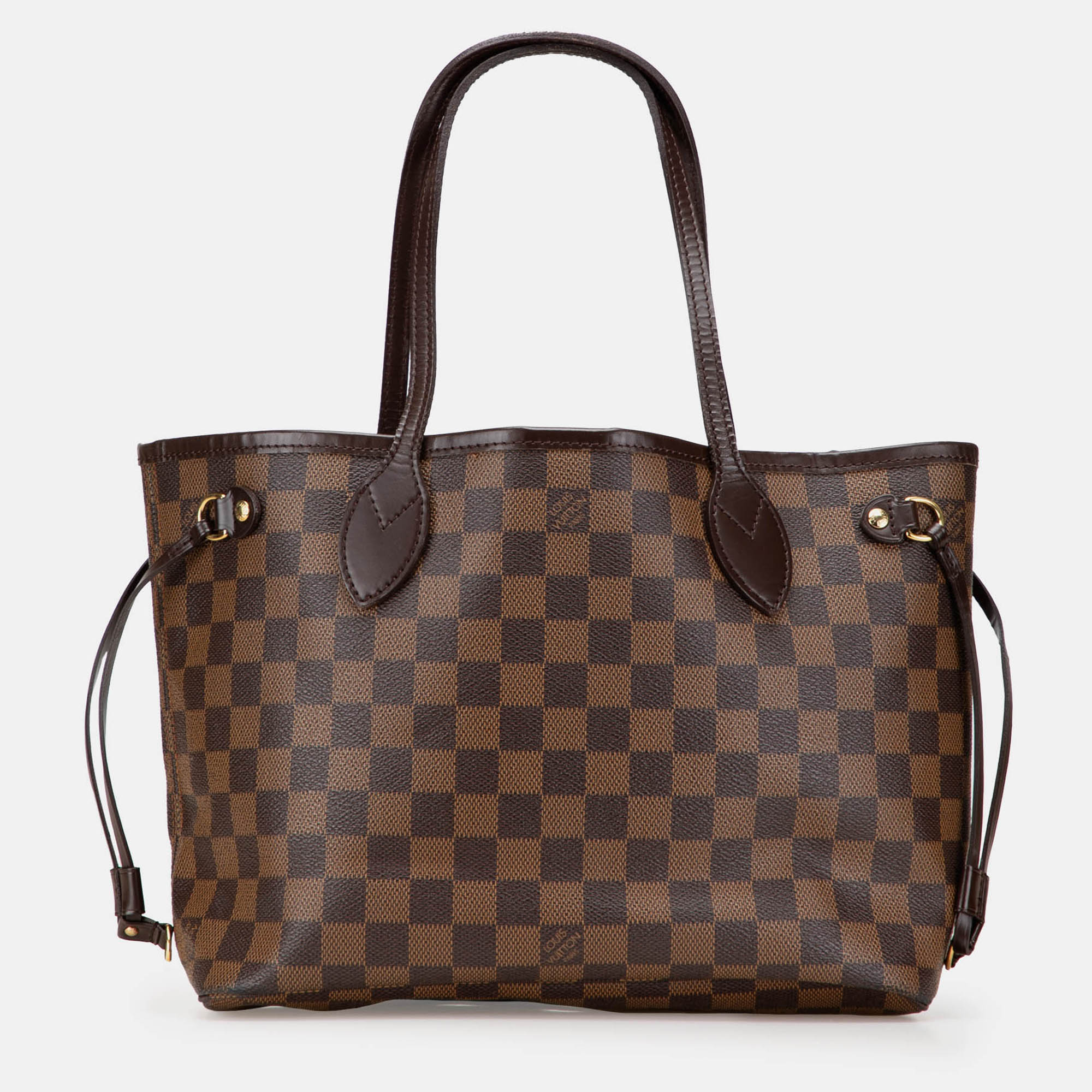 

Louis Vuitton Brown Damier Ebene Neverfull PM