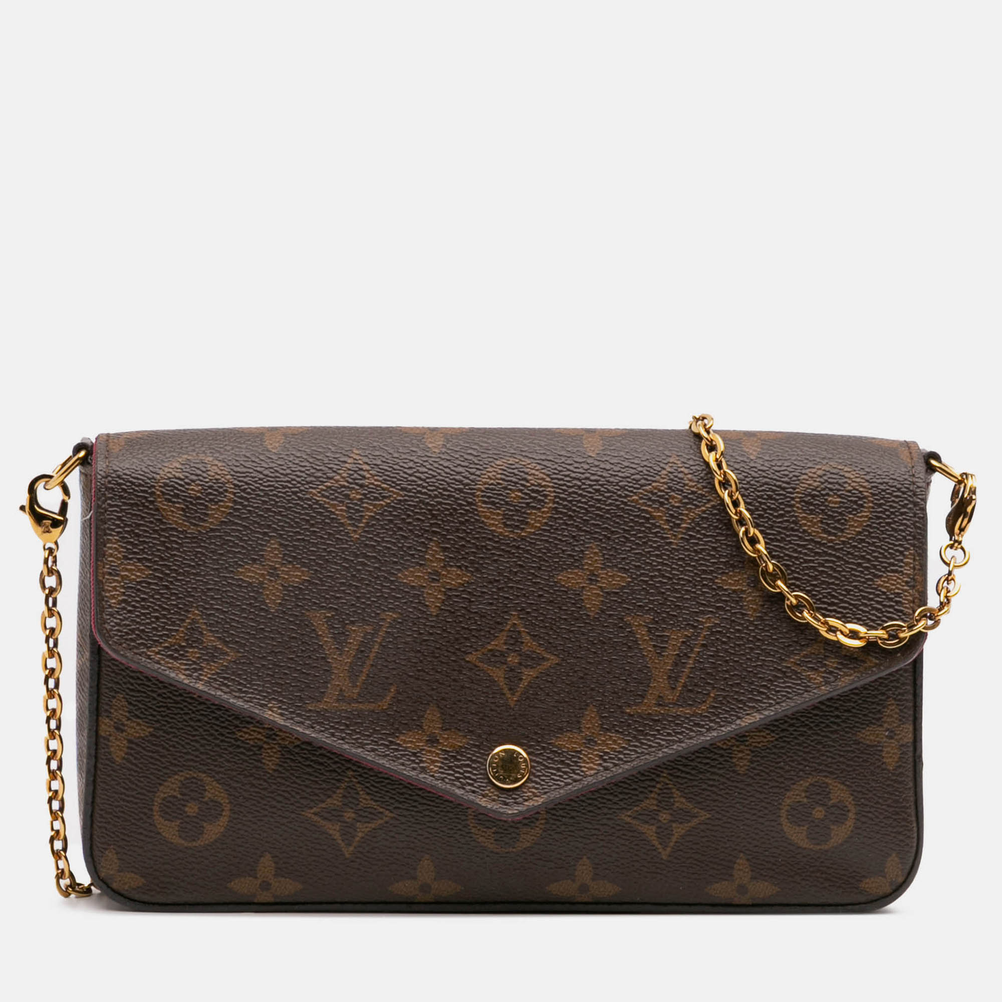 

Louis Vuitton Brown Monogram Pochette Felicie