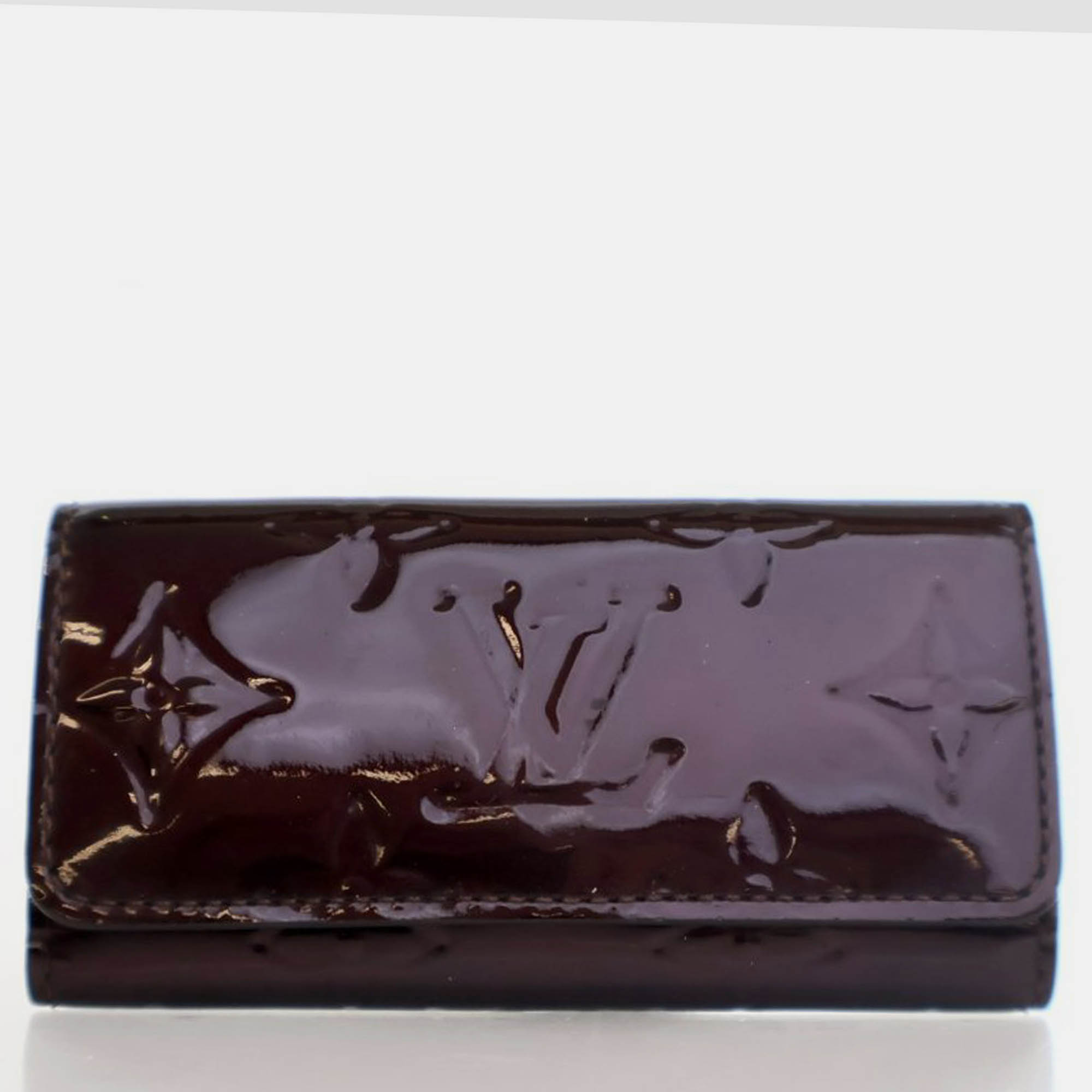 

Louis Vuitton Monogram Vernis 4 Key Case, Purple