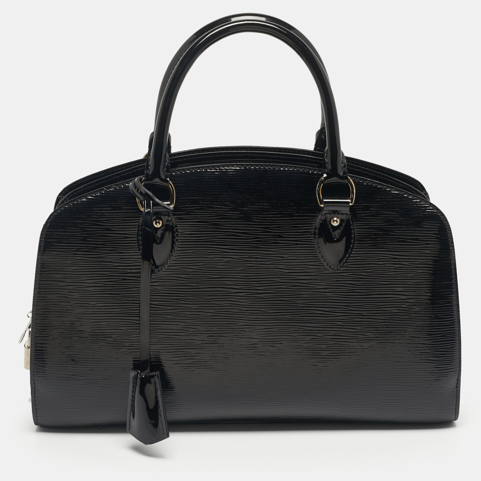Pre-owned Louis Vuitton Black Electric Epi Leather Pont Neuf Pm Bag