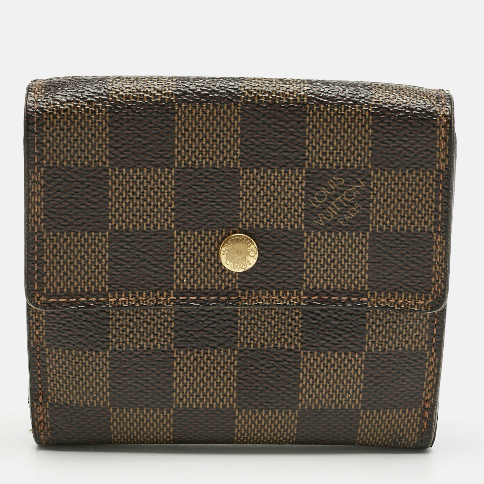 

Louis Vuitton Monogram Canvas Porte Monnaie Billets Cartes Wallet, Brown
