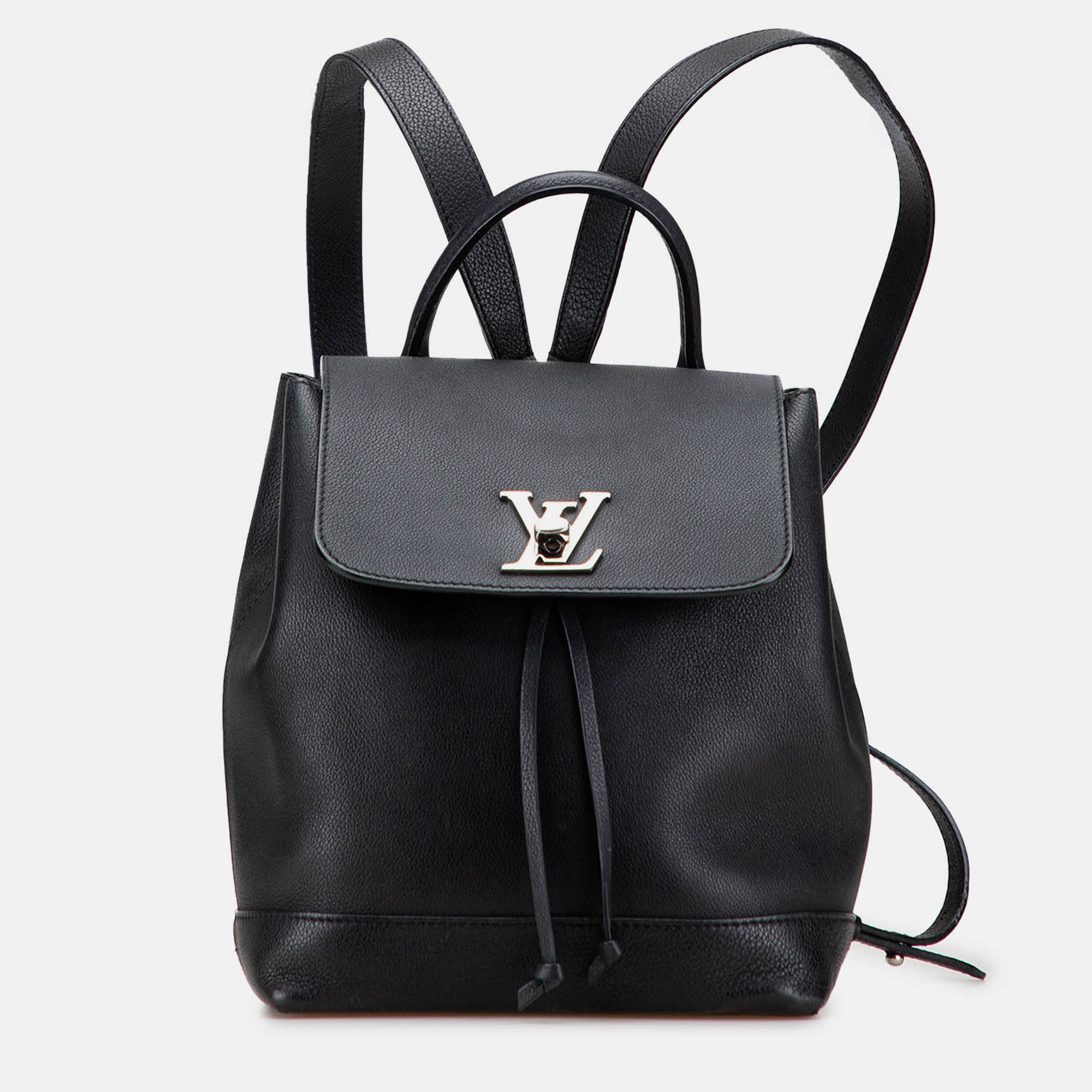 

Louis Vuitton Black Leather Taurillon Lockme Backpack