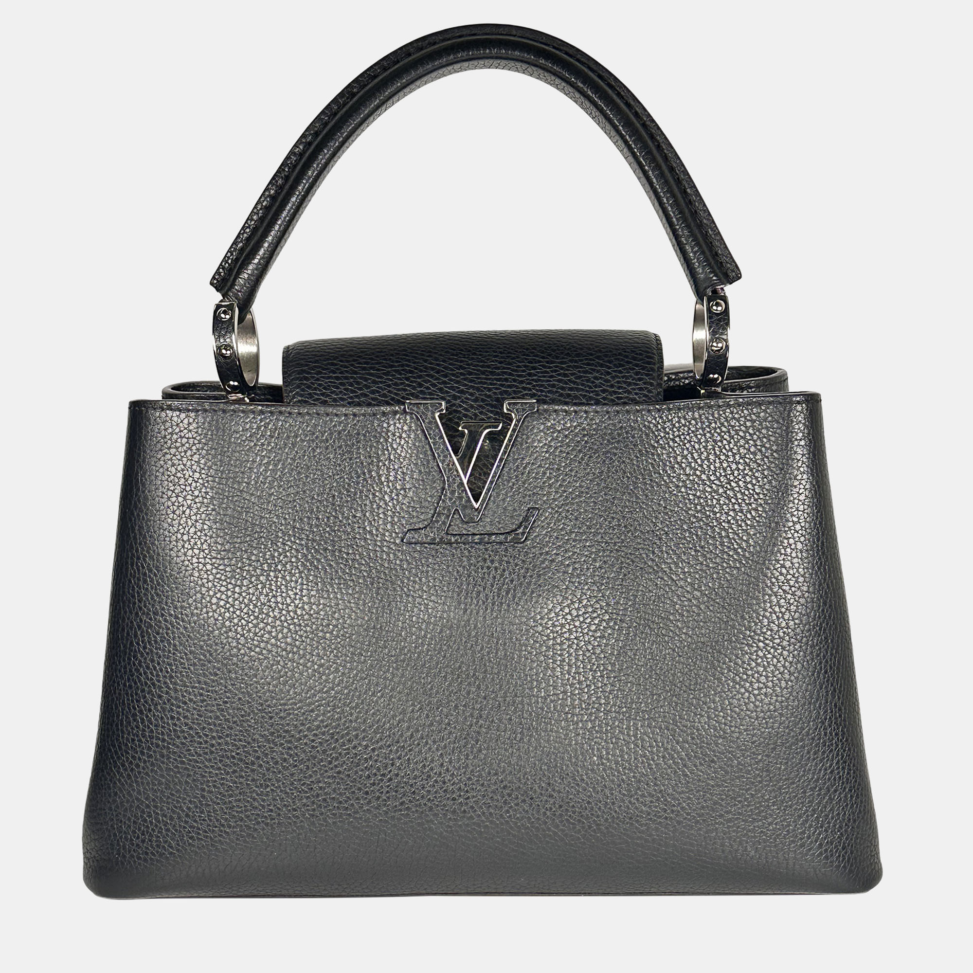 

Louis Vuitton Black Capucines MM Bag