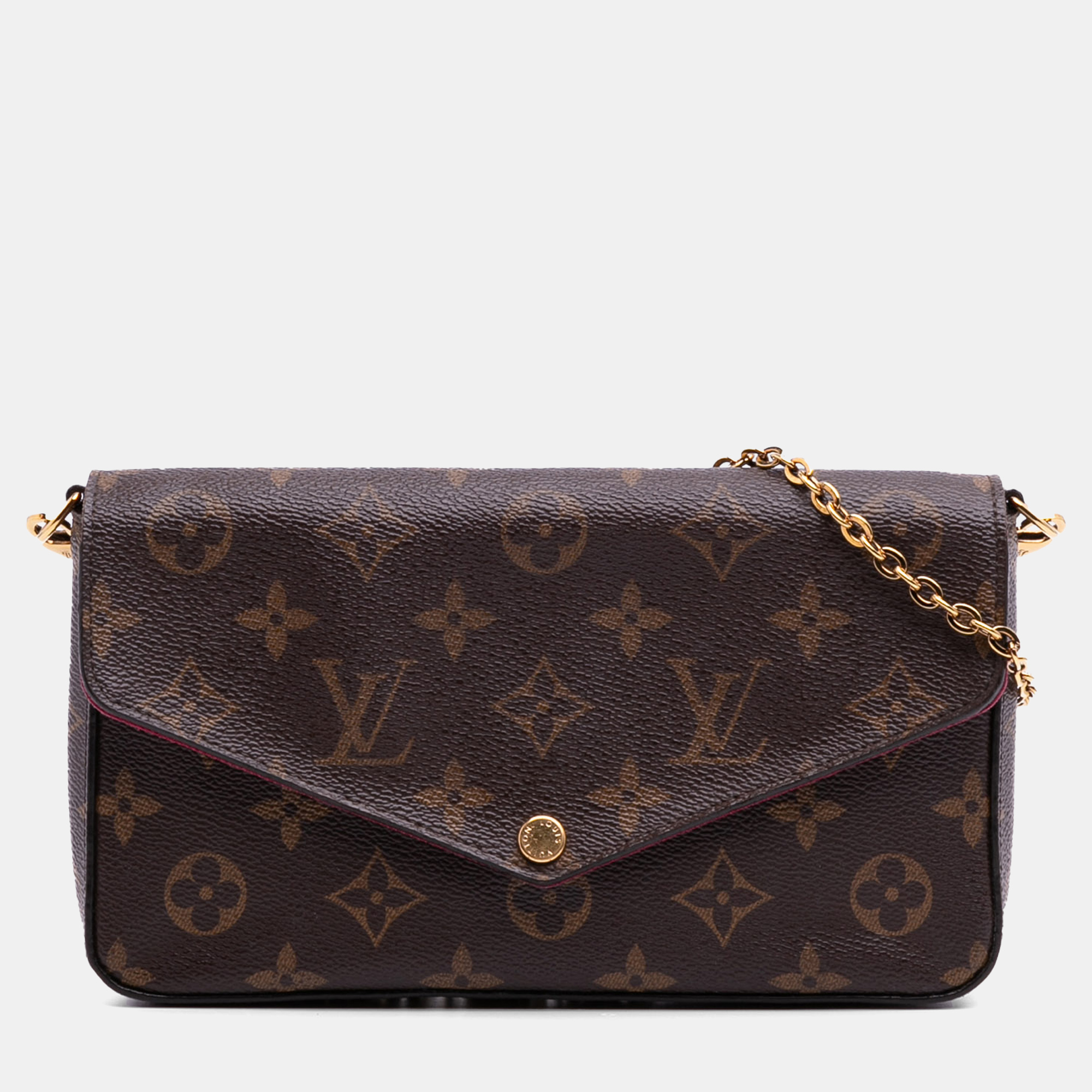

Louis Vuitton Brown Monogram Pochette Felicie