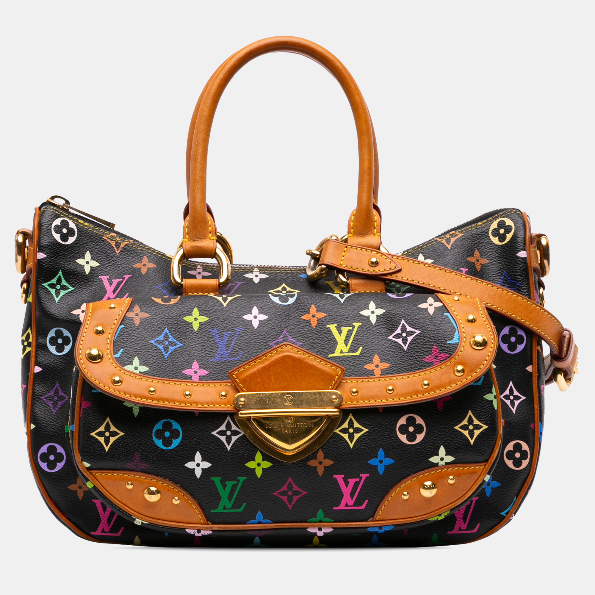 

Louis Vuitton Black Monogram Multicolore Rita