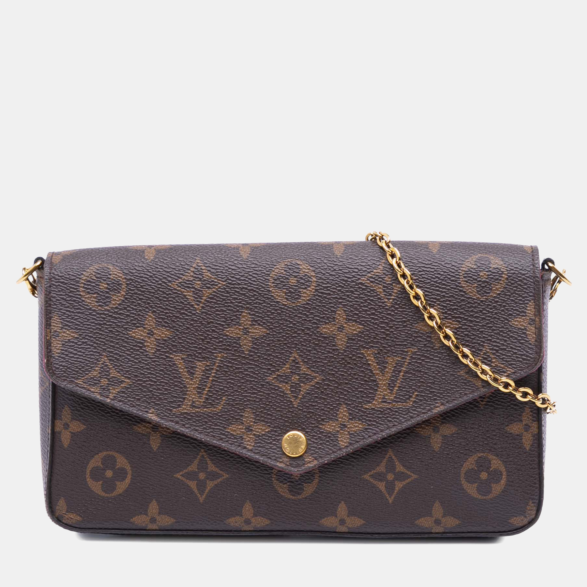 

Louis Vuitton Brown Monogram Pochette Felicie