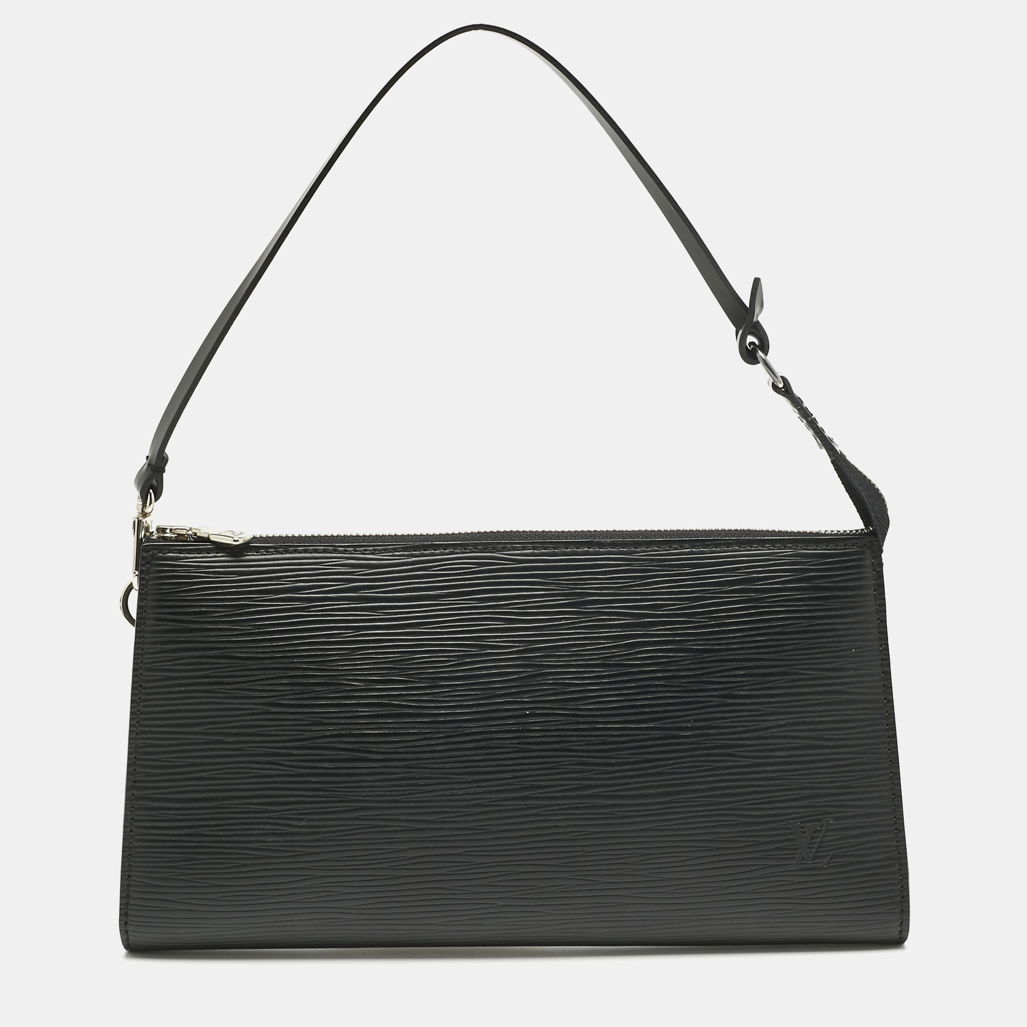 

Louis Vuitton Black Epi Leather Pochette Accessoires Bag