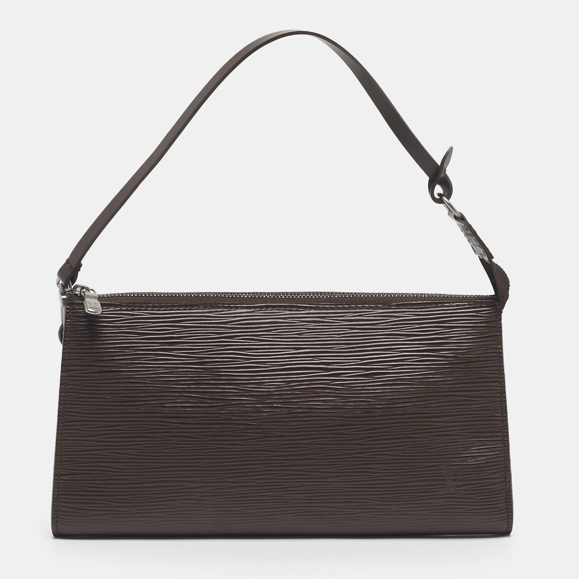 

Louis Vuitton Moka Epi Leather Pochette Accessoires Bag, Brown