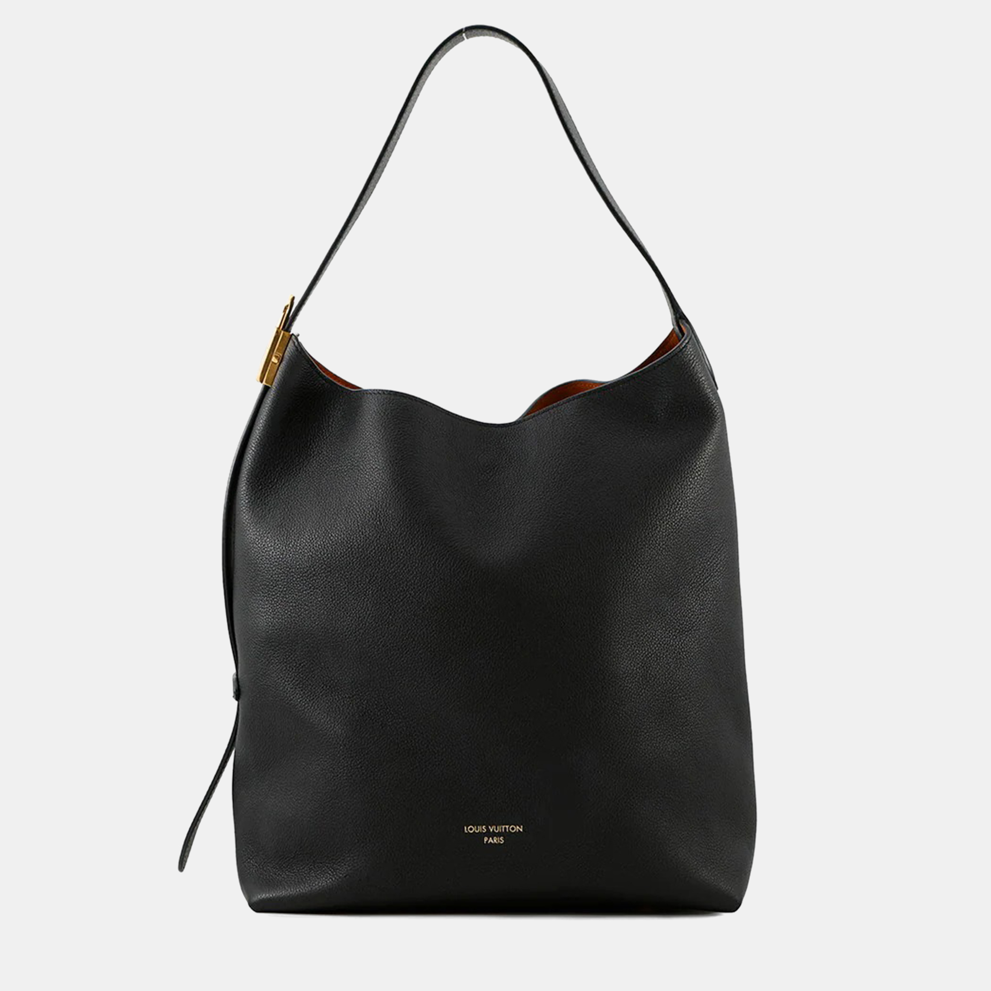 

Louis Vuitton Lowkey Hobo Noir Grained Calf Leather Size MM, Black