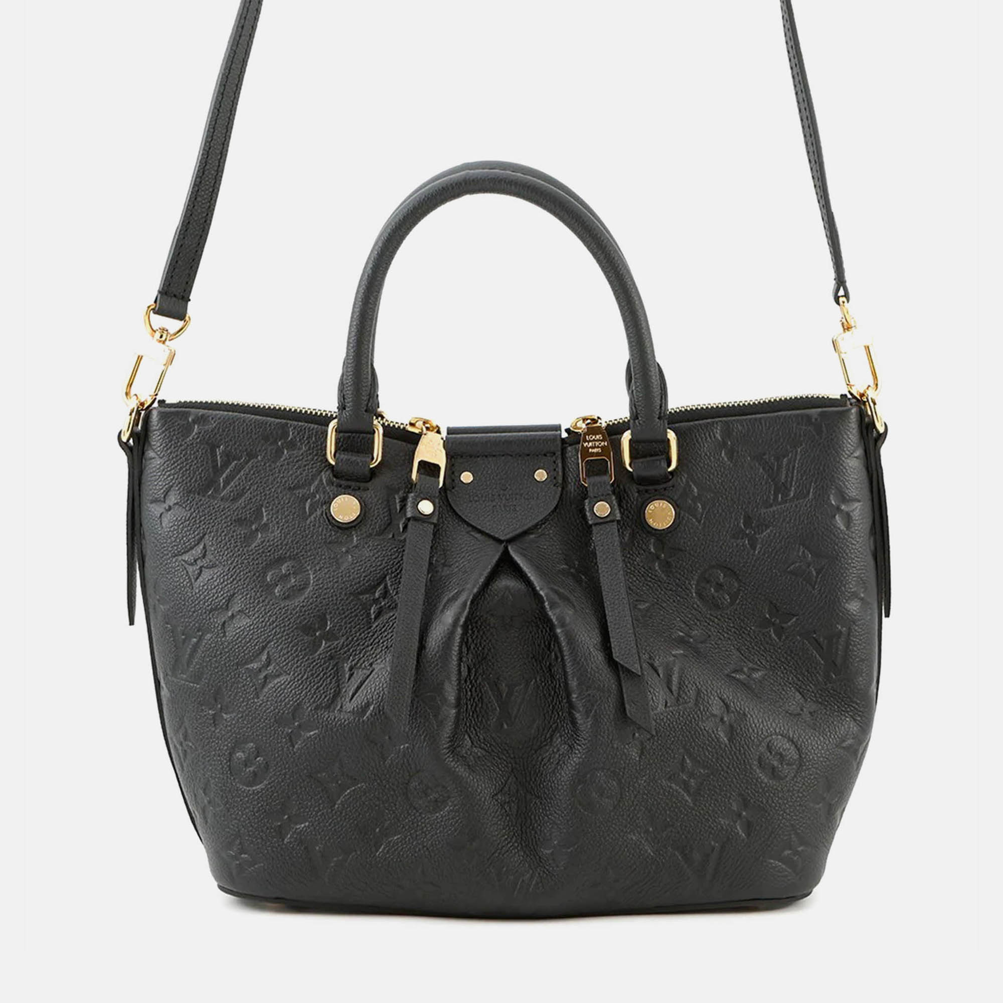 

Louis Vuitton Mazarine Noir Monogram Empreinte Leather Size PM, Black