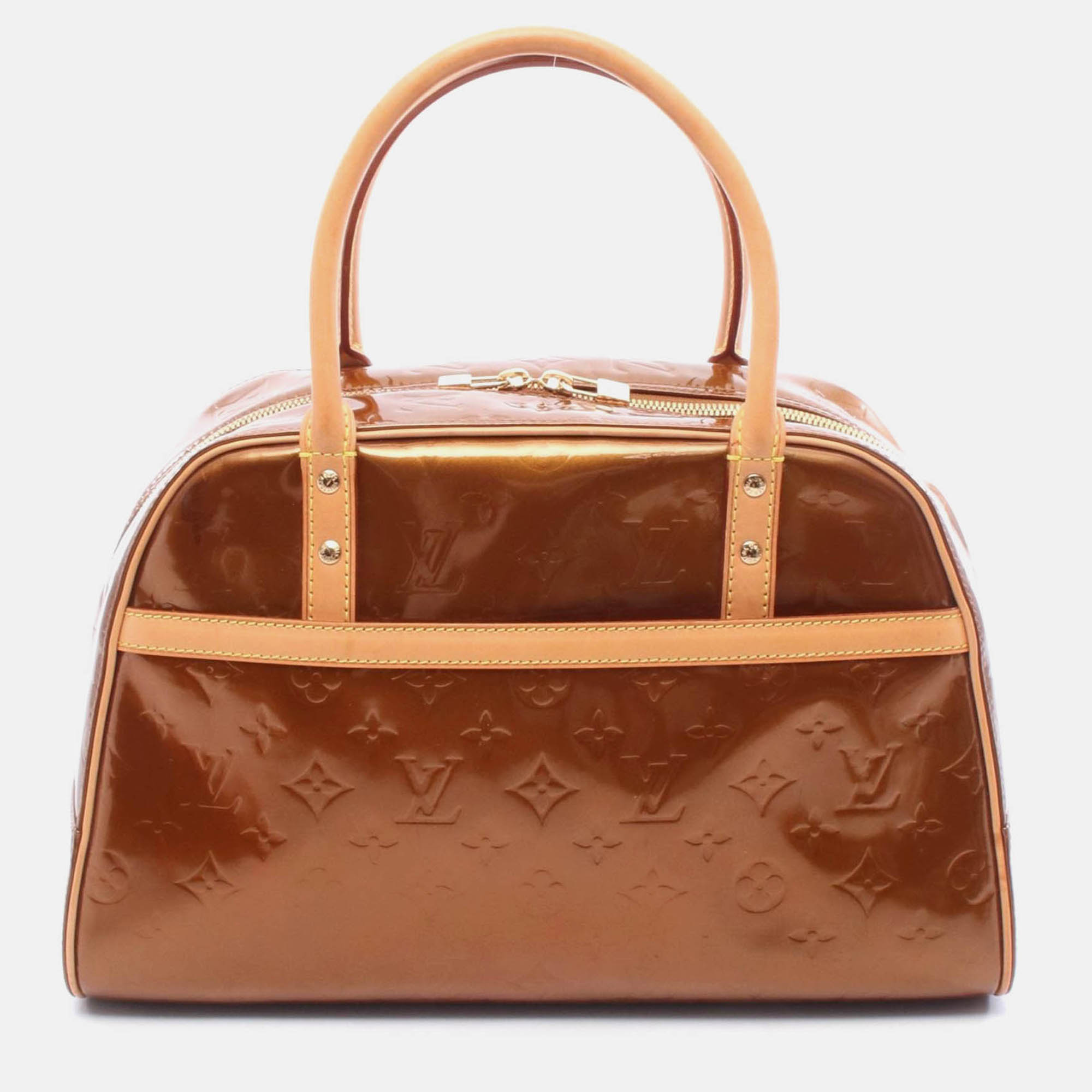 

Louis Vuitton Tompkins Square Brown Monogram Vernis Leather Tote Bag
