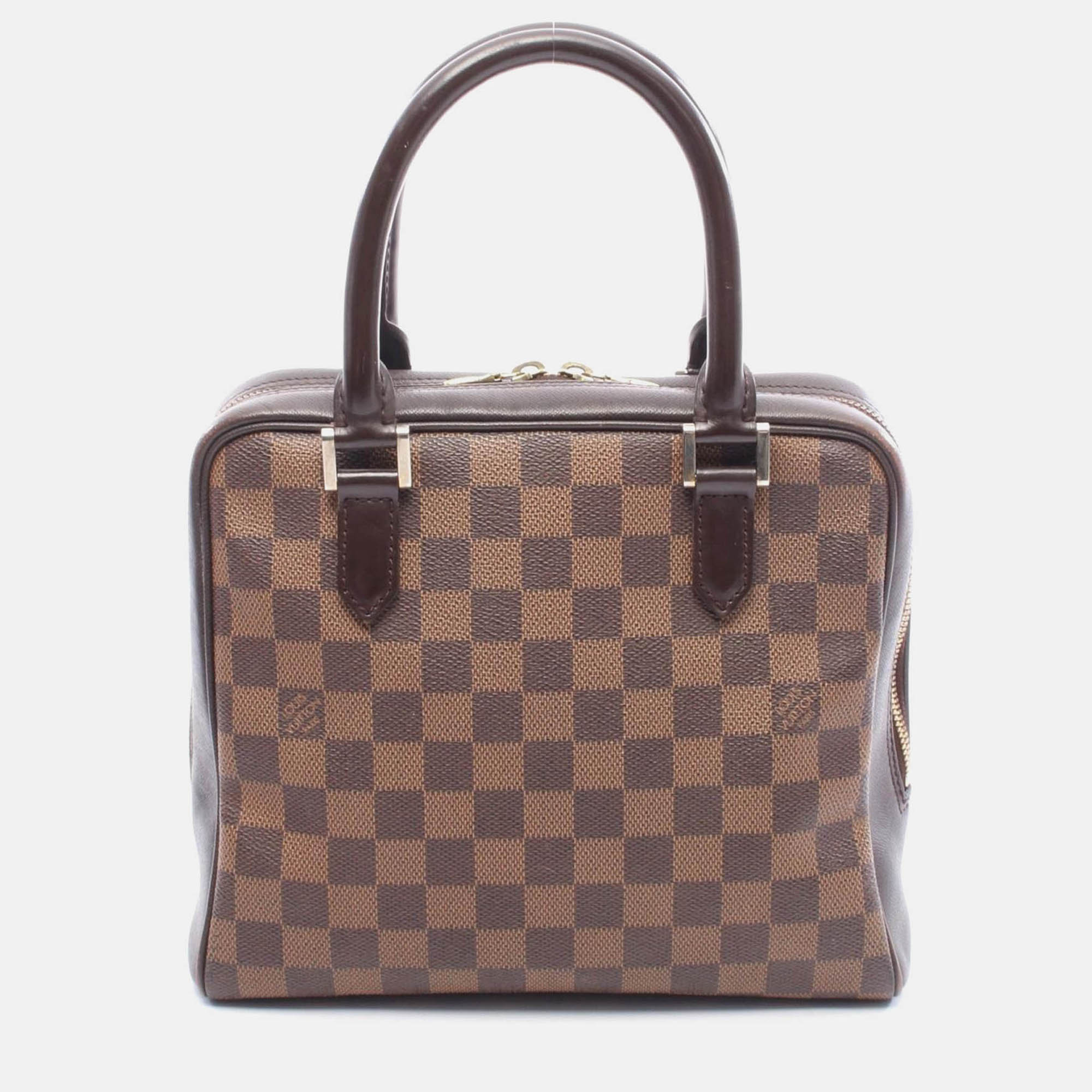 

Louis Vuitton Brera Damier Ebene Canvas Tote Bag, Brown