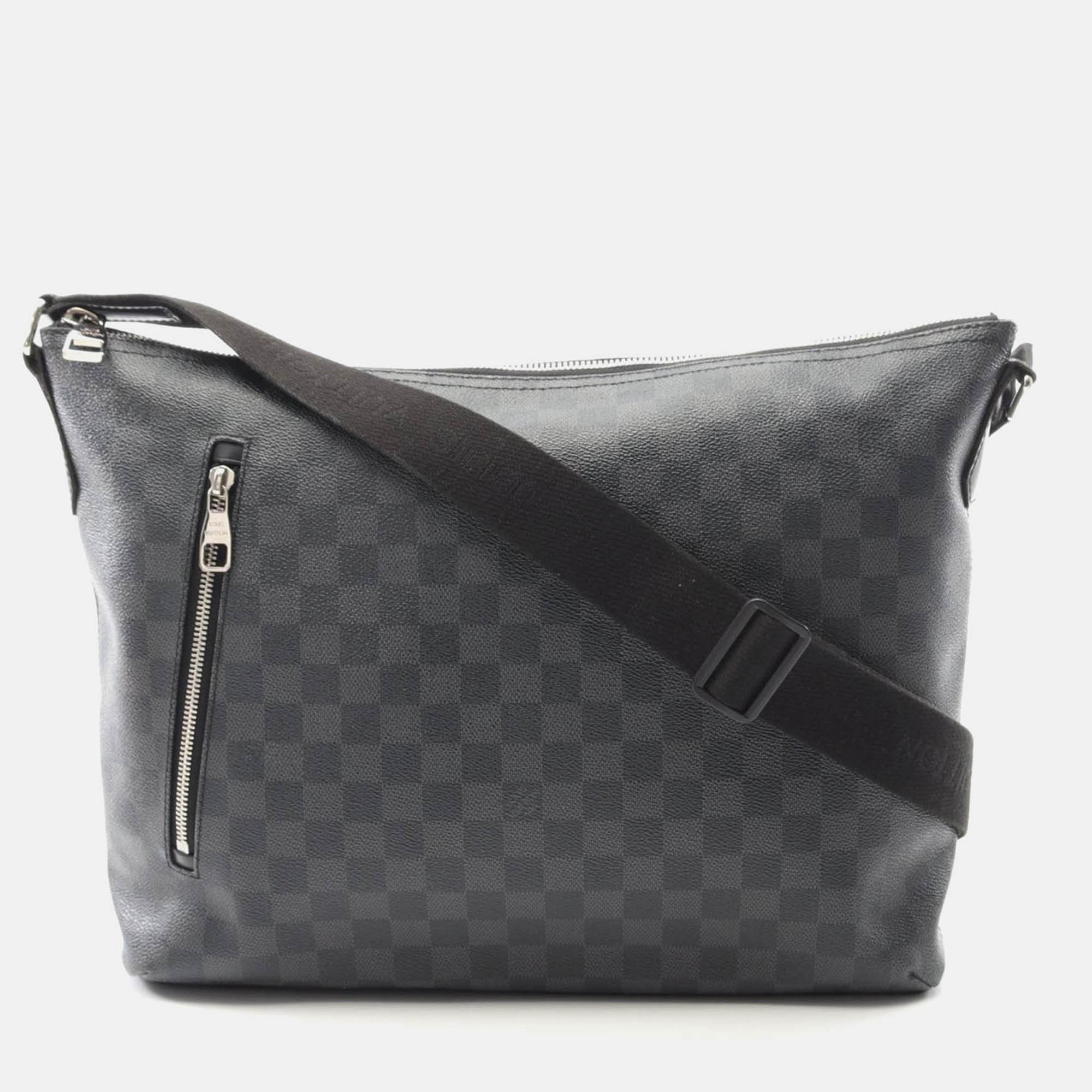 

Louis Vuitton Mick MM Damier Graphite Canvas Crossbody Bag, Black