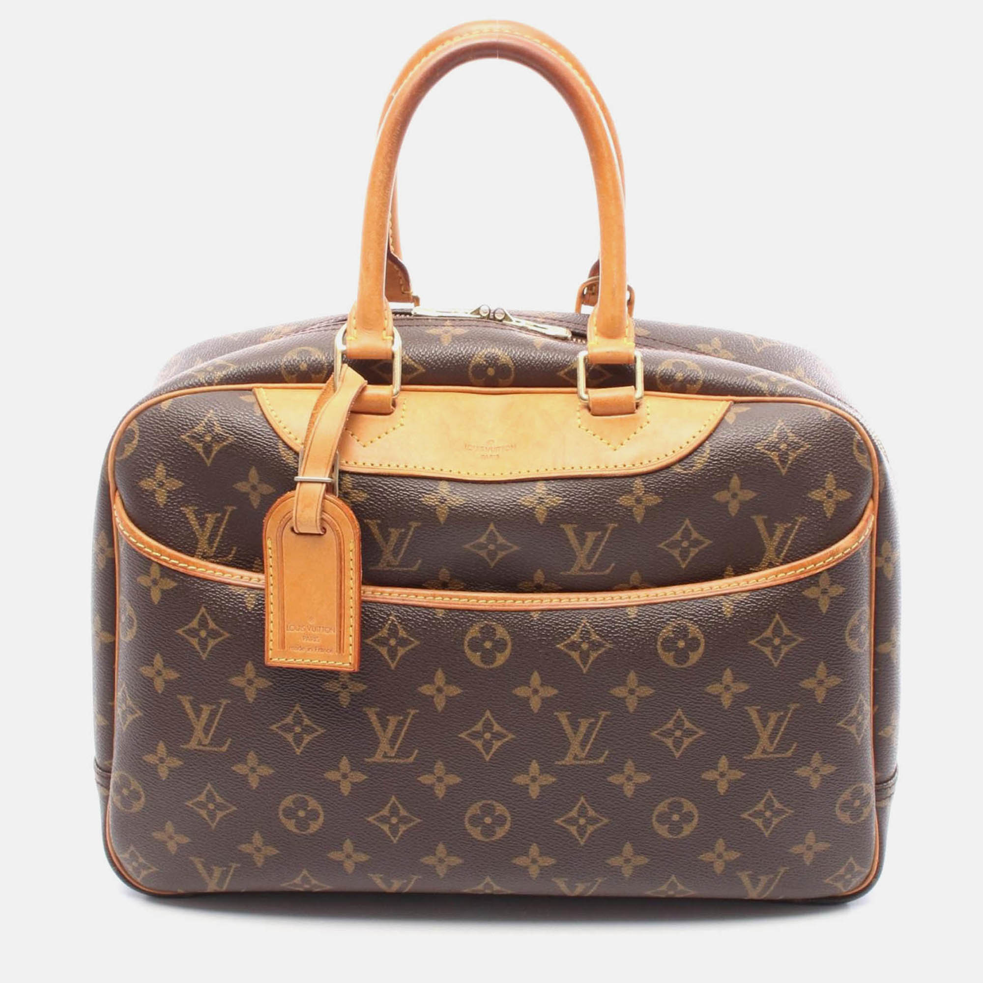 

Louis Vuitton Deauville Monogram Canvas Bowling Bag, Brown