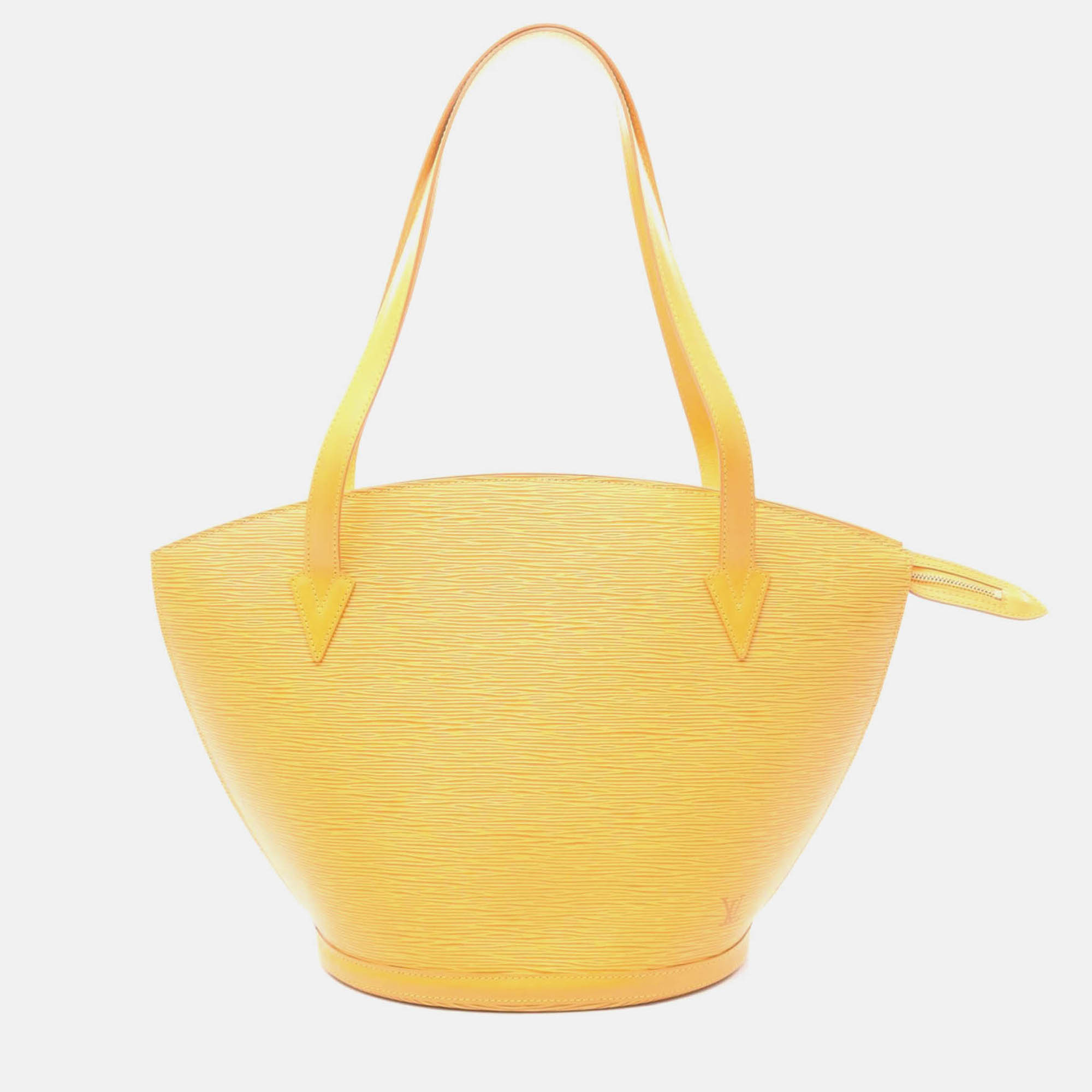 

Louis Vuitton Saint Jacques Yellow Epi Leather Tote Bag