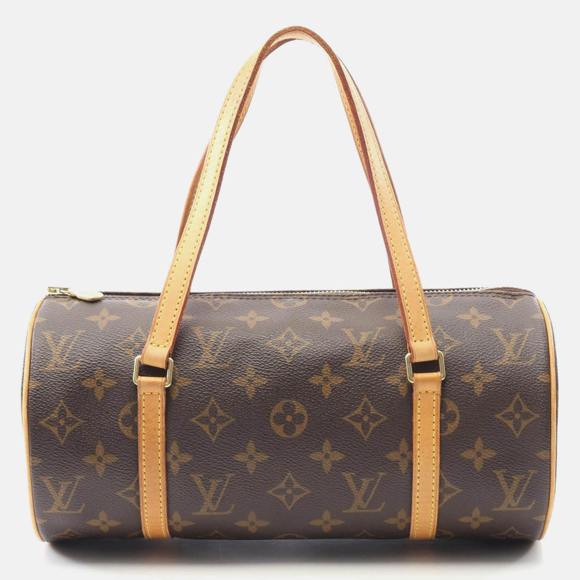

Louis Vuitton Papillon 26 Monogram Canvas Leather Shoulder Handbag, Brown