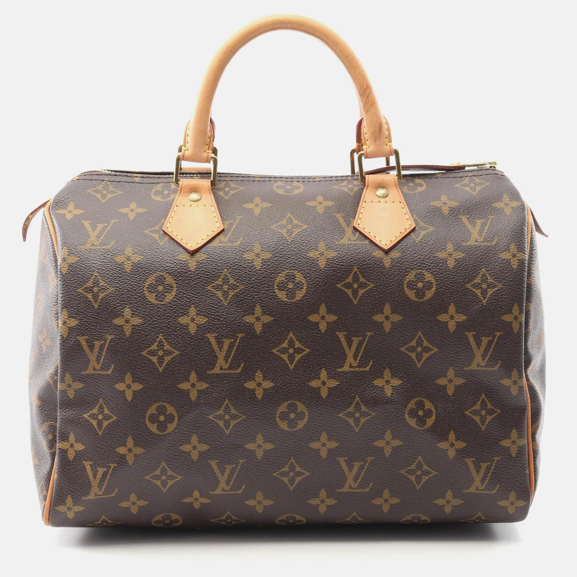 

Louis Vuitton Speedy 30 Brown Monogram Canvas Leather Handbag