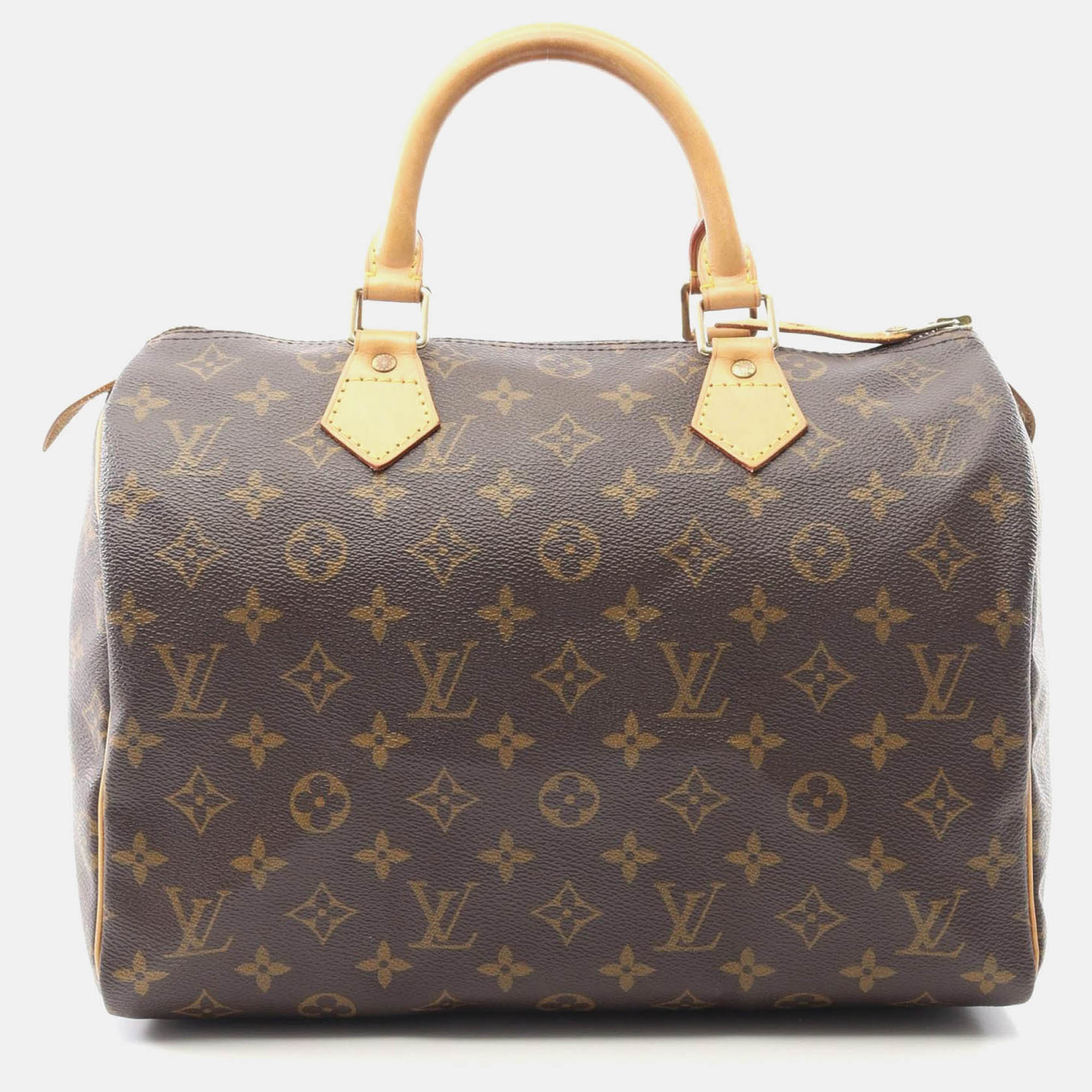 

Louis Vuitton Speedy 30 Brown Monogram Canvas Leather Handbag