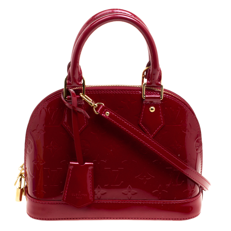 Louis Vuitton Vernis Alma BB w/ Strap - Pink Handle Bags, Handbags -  LOU478201