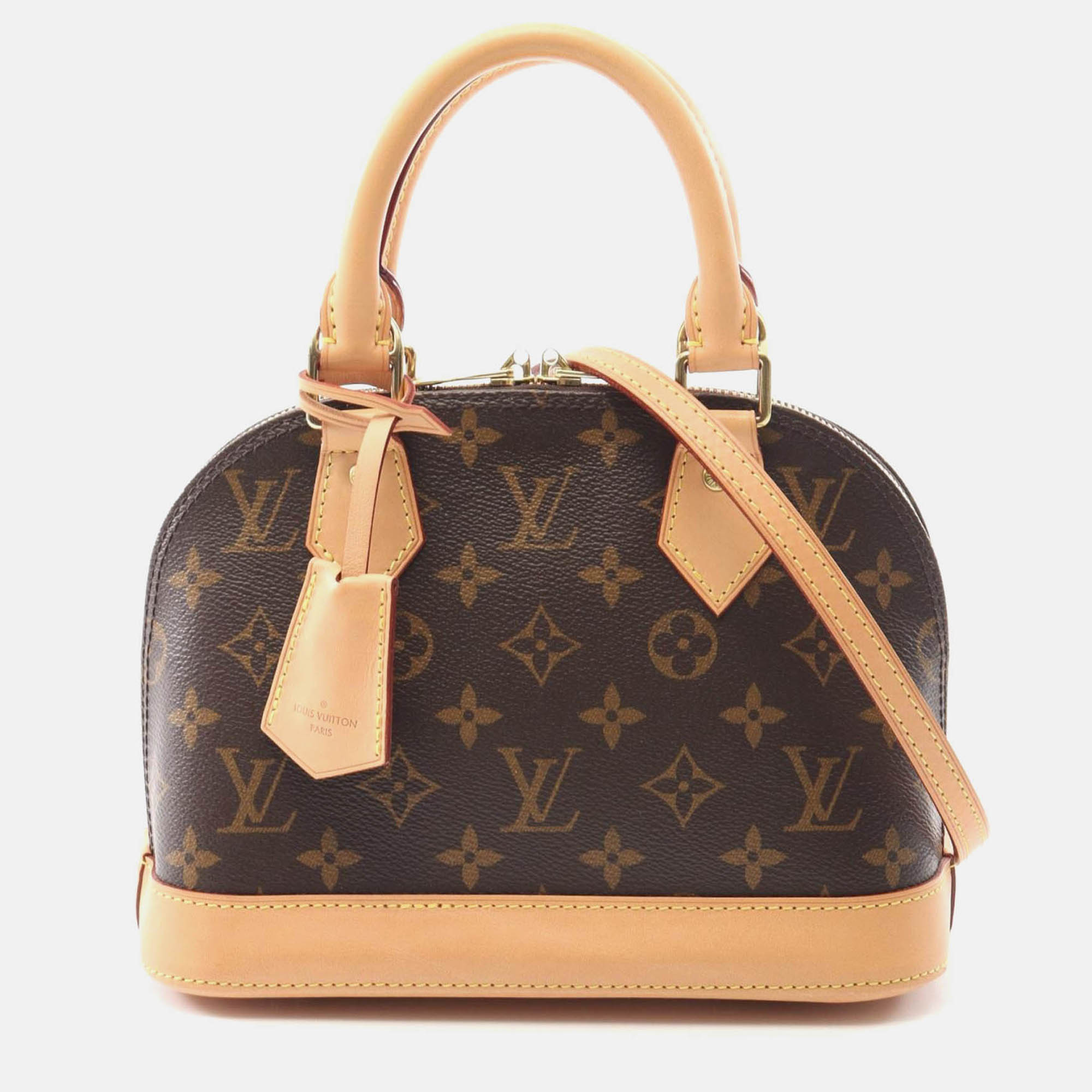 

Louis Vuitton Alma Bb Shoulder Handbag Monogram Canvas, Brown
